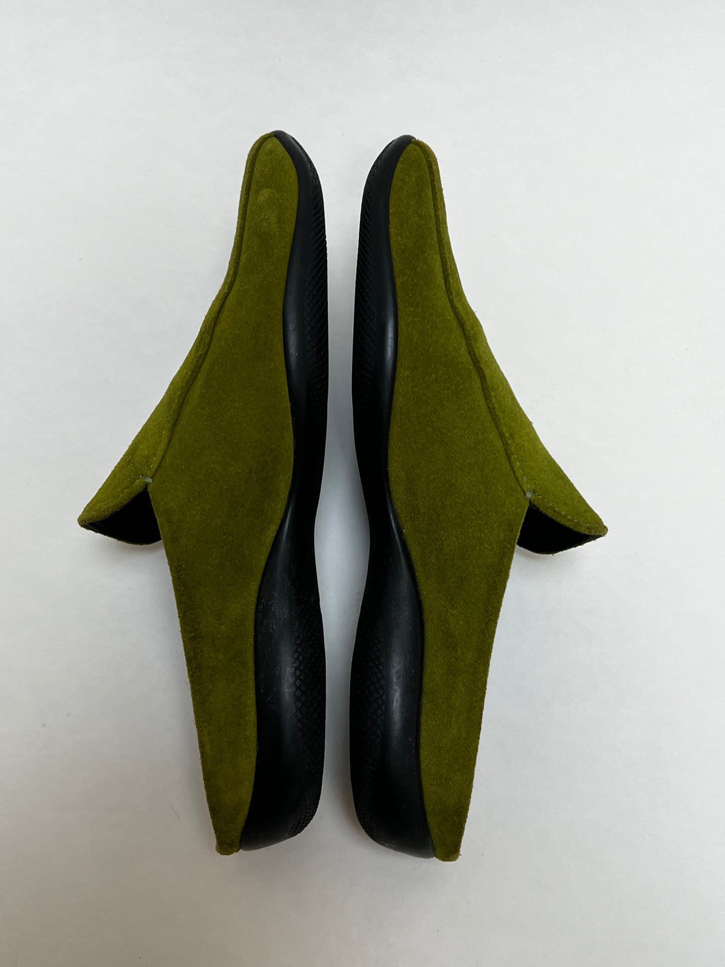 Prada suede mules