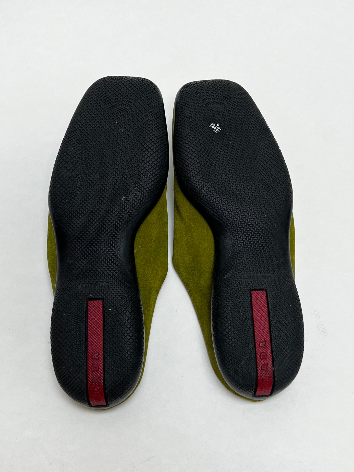 Prada suede mules