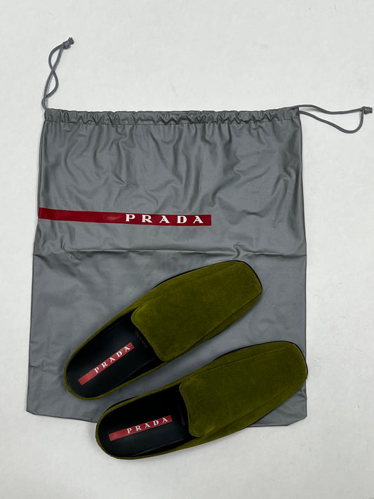 Prada suede mules