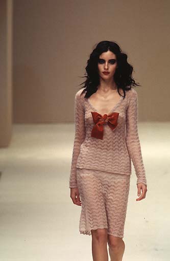 Anna Molinari FW 1997 mohair dress