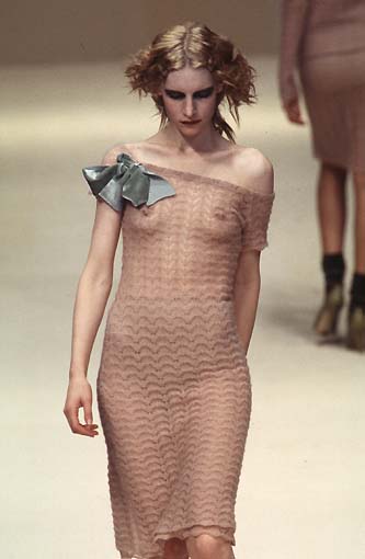 Anna Molinari FW 1997 mohair dress