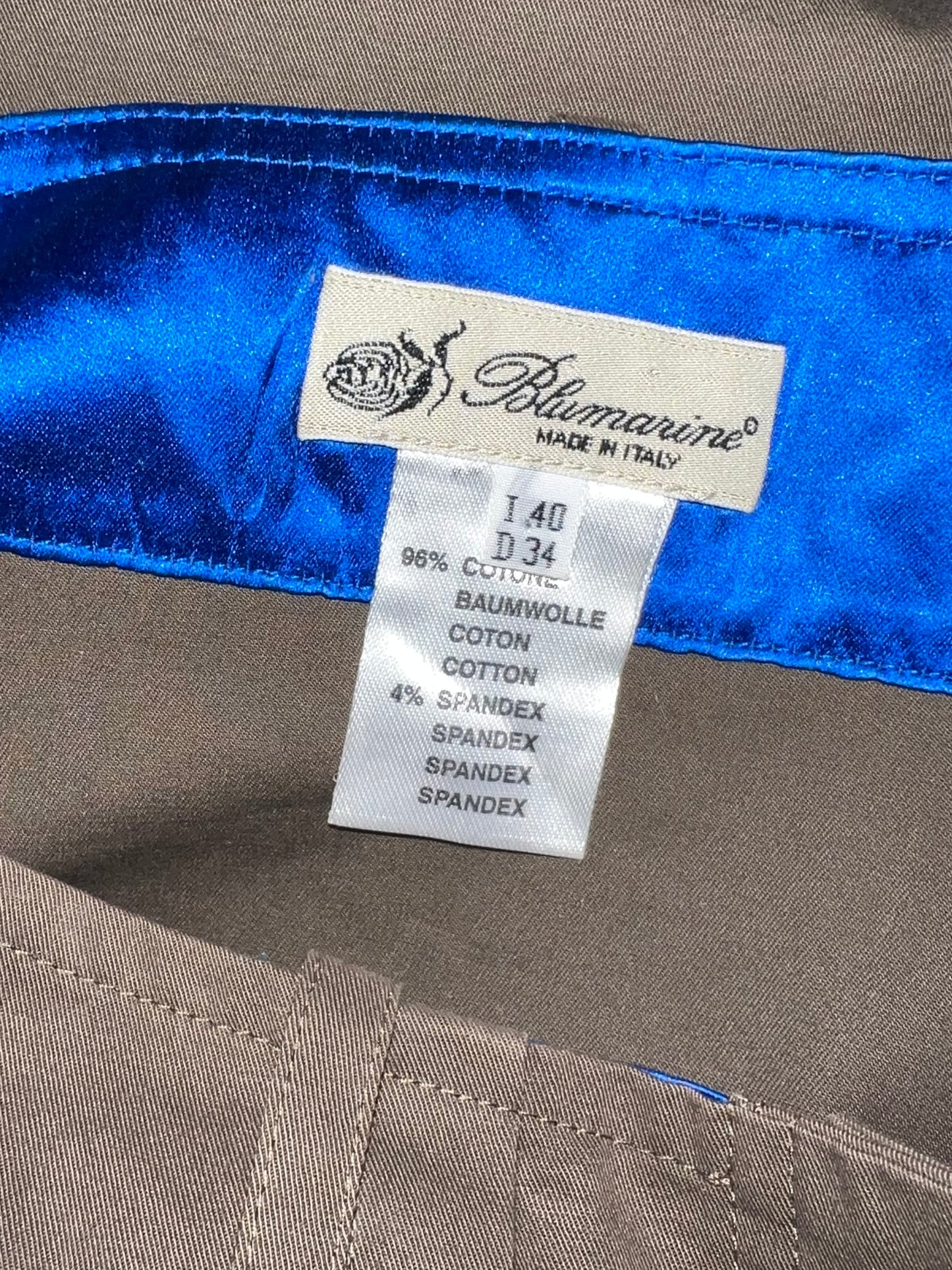 Blumarine cargo skirt