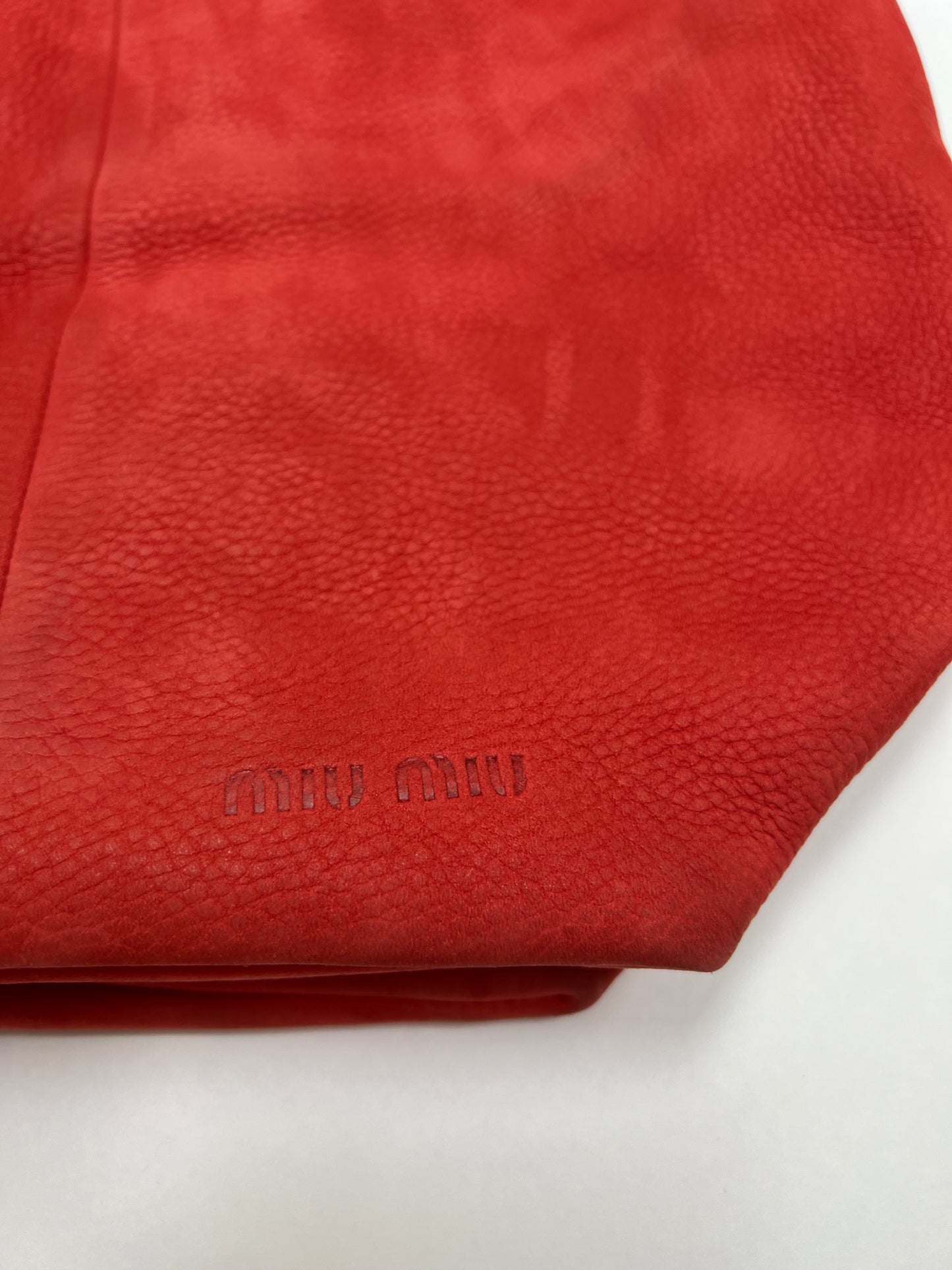 red miu miu bag