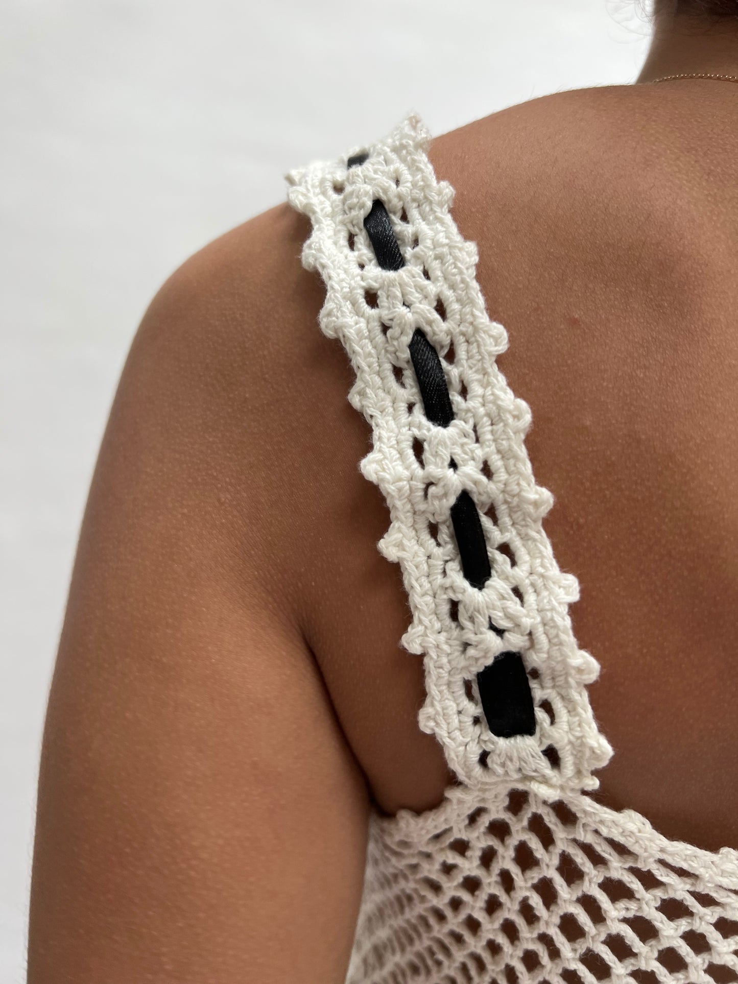 Betsey Johnson crochet dress ౨ৎ