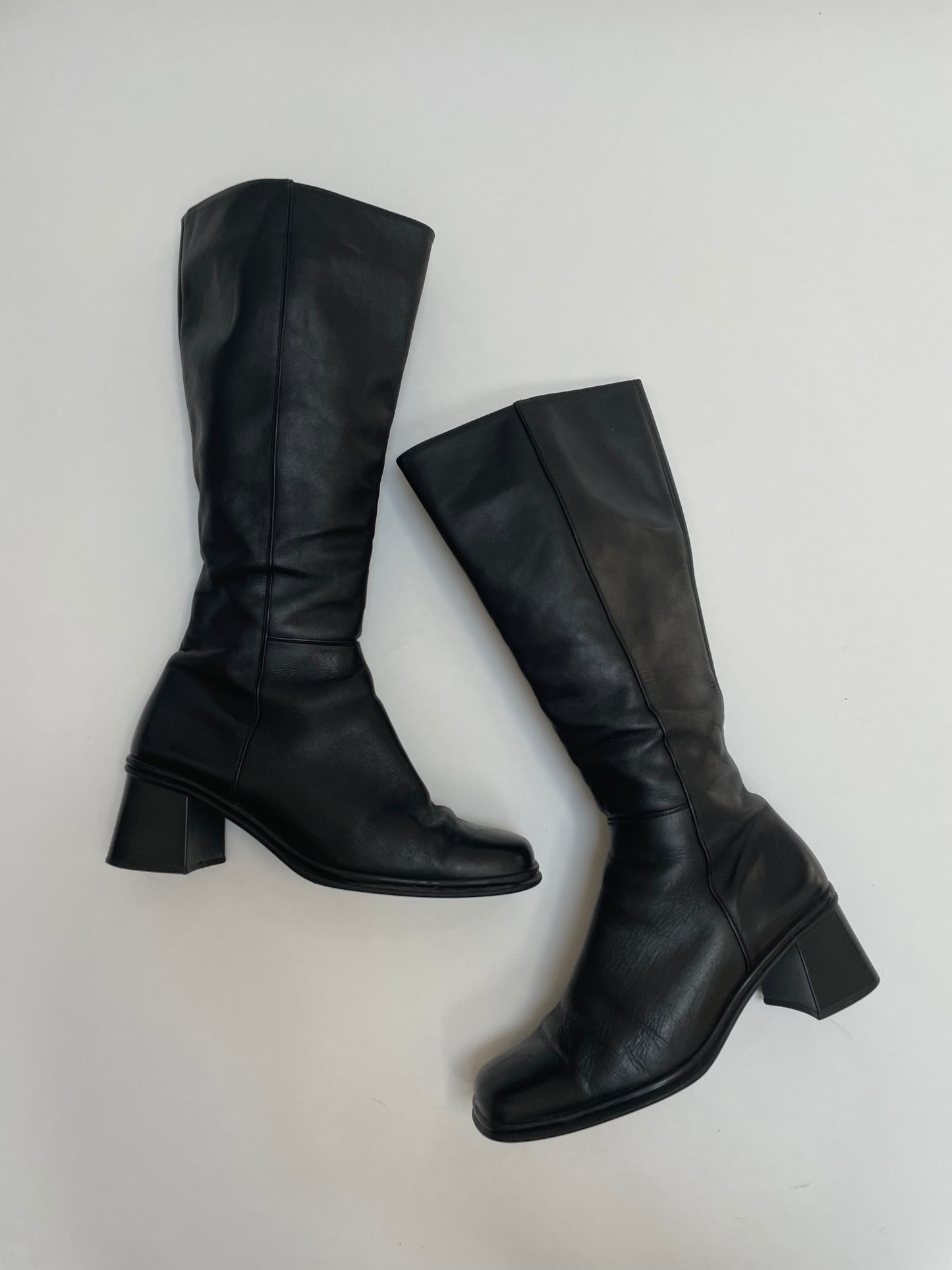 90s leather boots