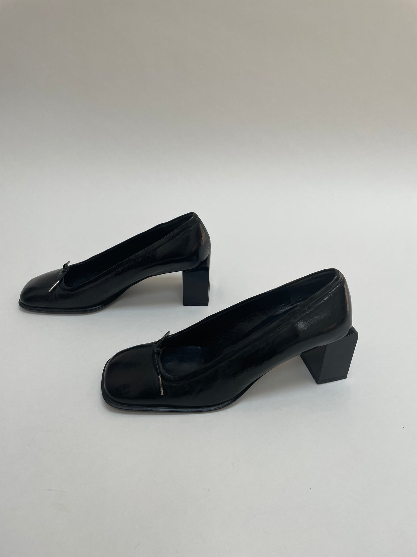calvin klein ballet block heels