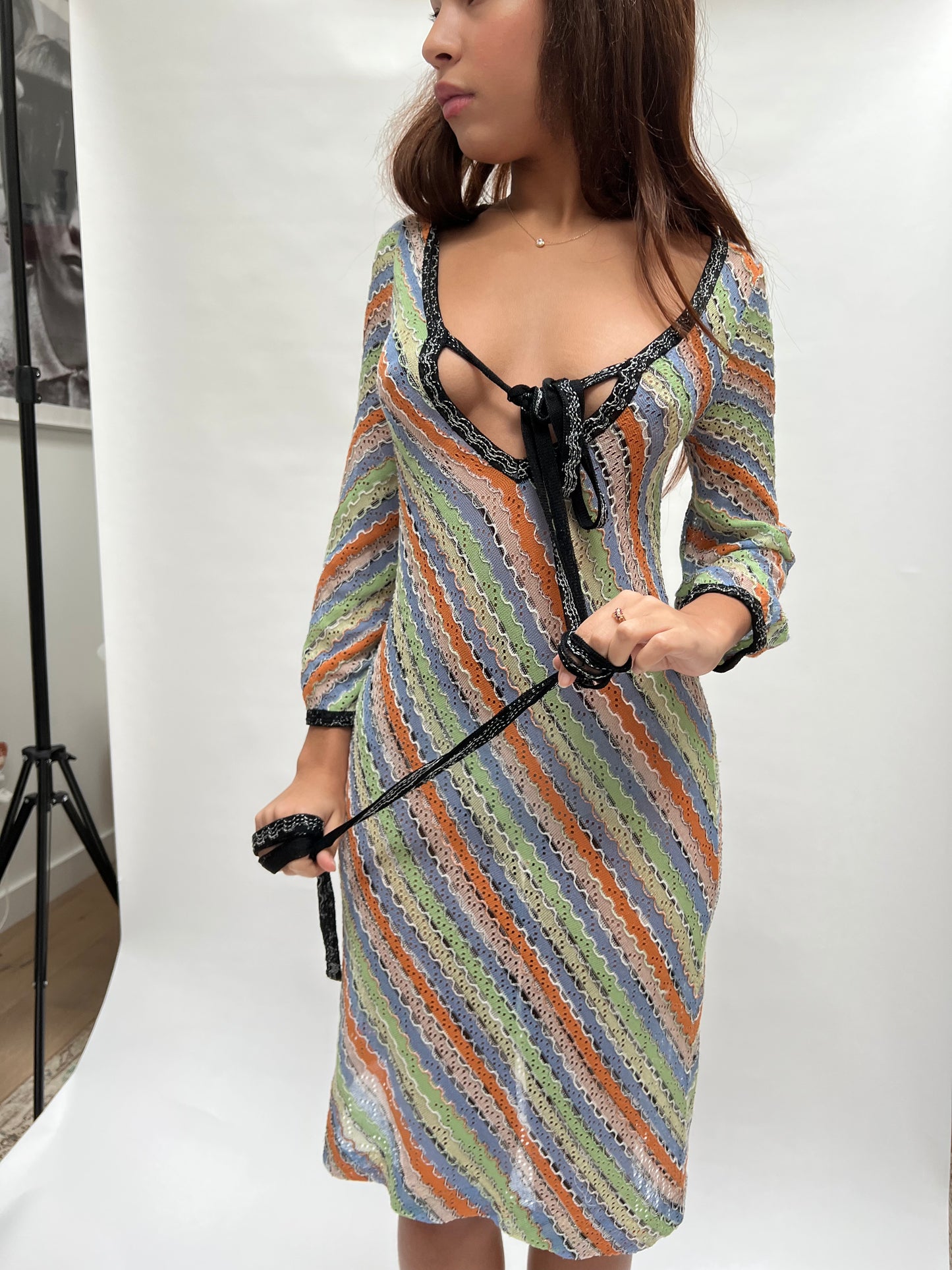 crochet tie dress