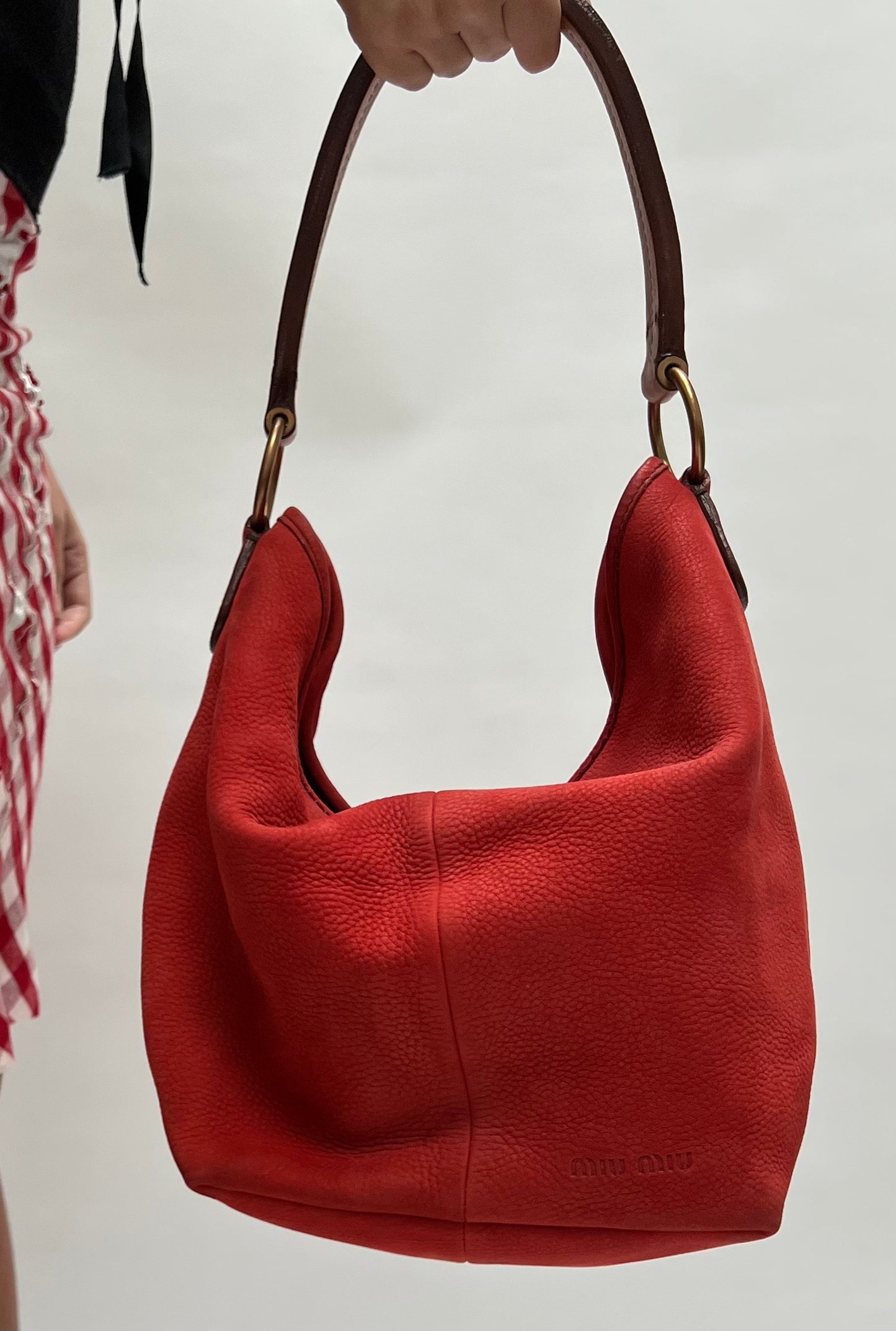 red miu miu bag