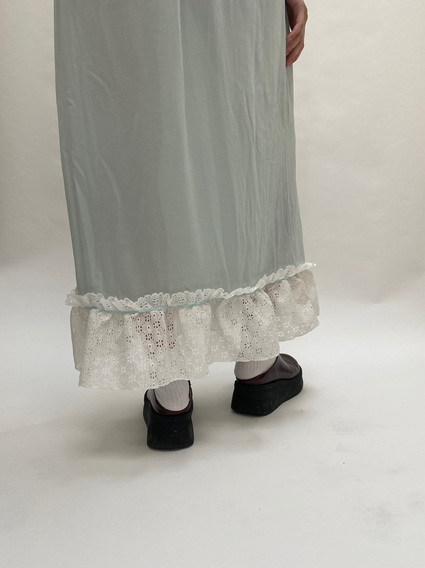 mint slip dress