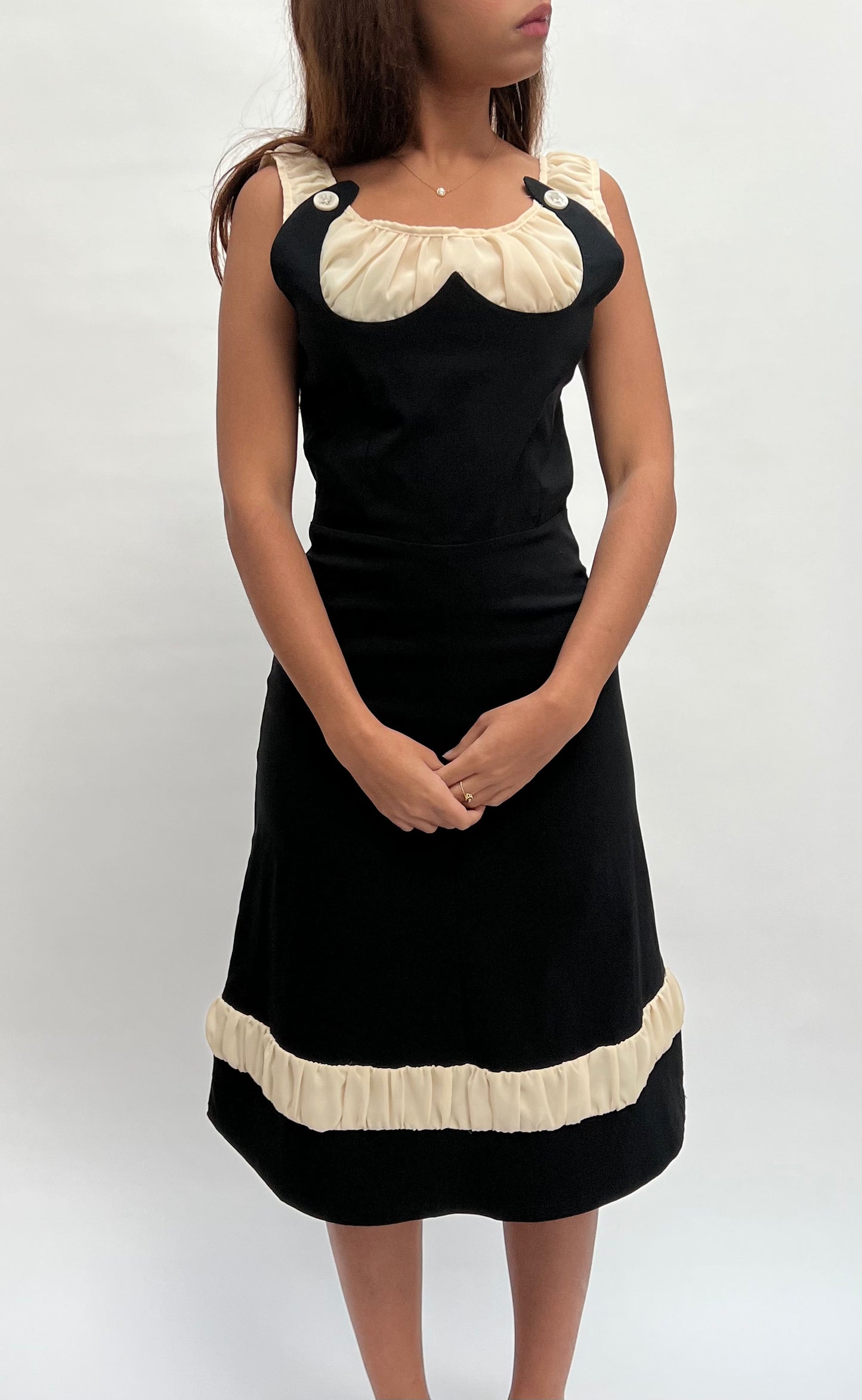Vintage french maid dress