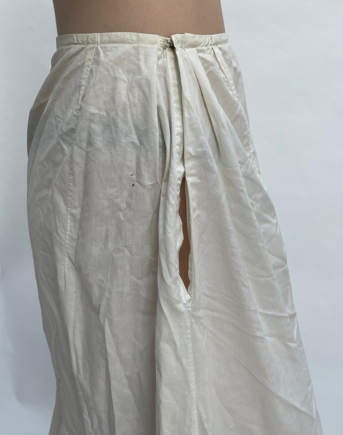 early 1900s cotton bow petticoat