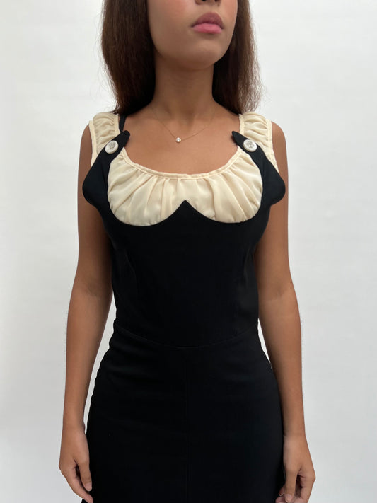 Vintage french maid dress
