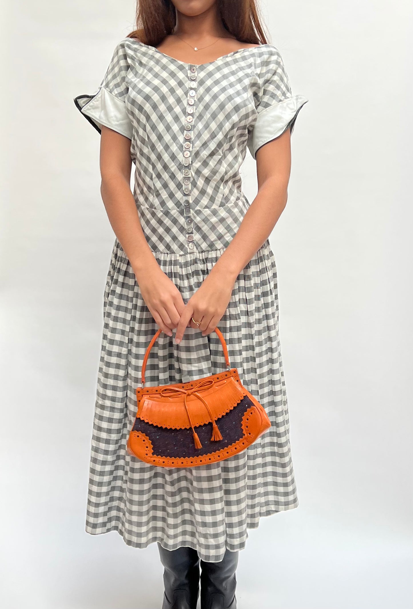 Vintage gingham dress