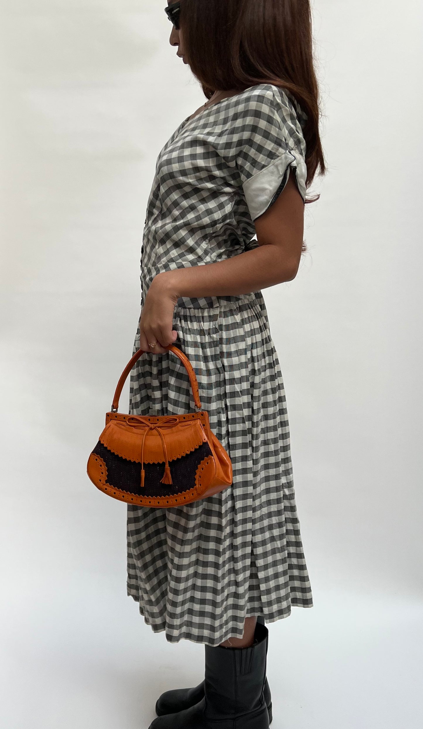 Vintage gingham dress