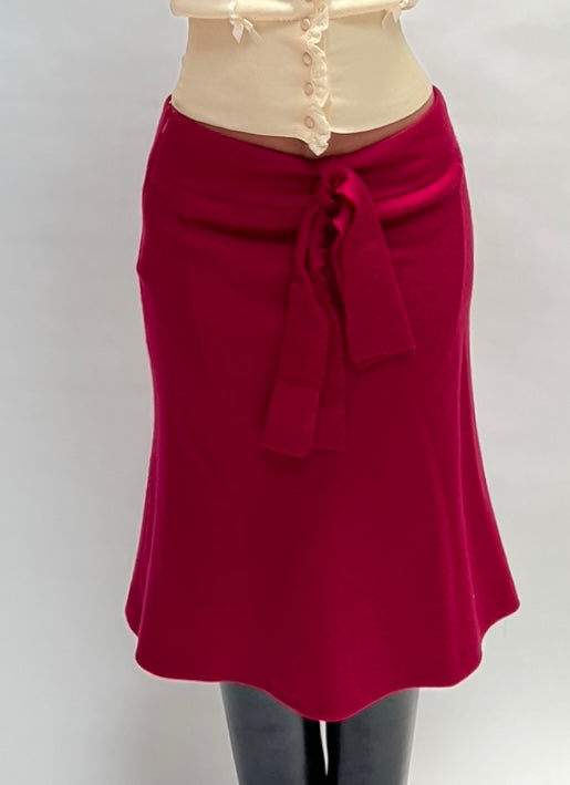 Miu Miu Spring 2000 RTW wool skirt