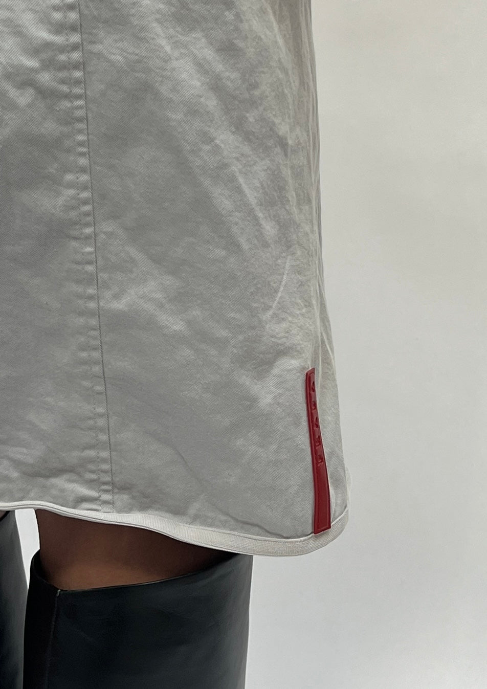 Prada sporty slate blue skirt