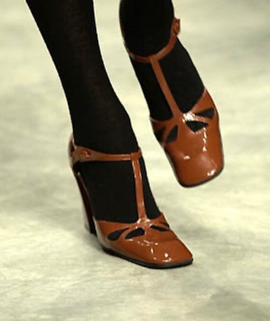 Miu Miu FW 2001 patent mary jane