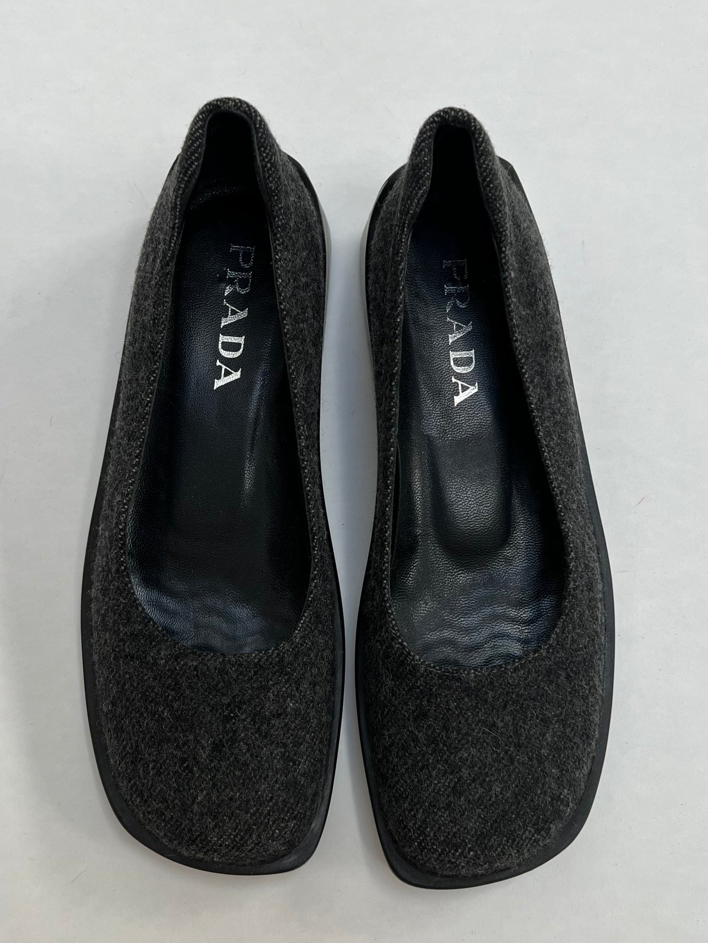 Prada grey loafer