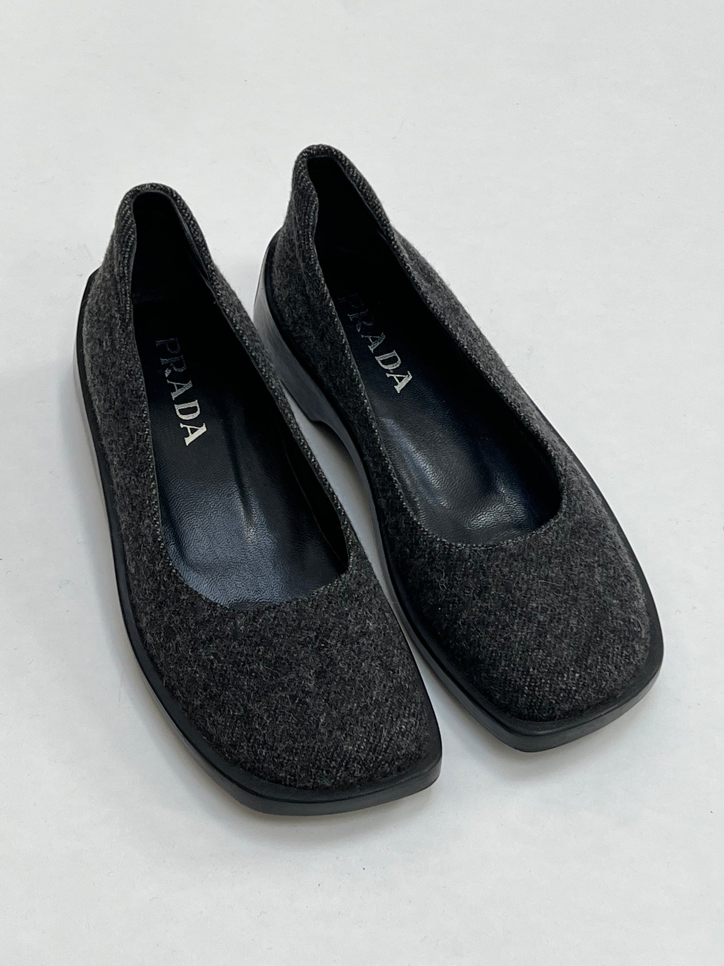 Prada grey loafer