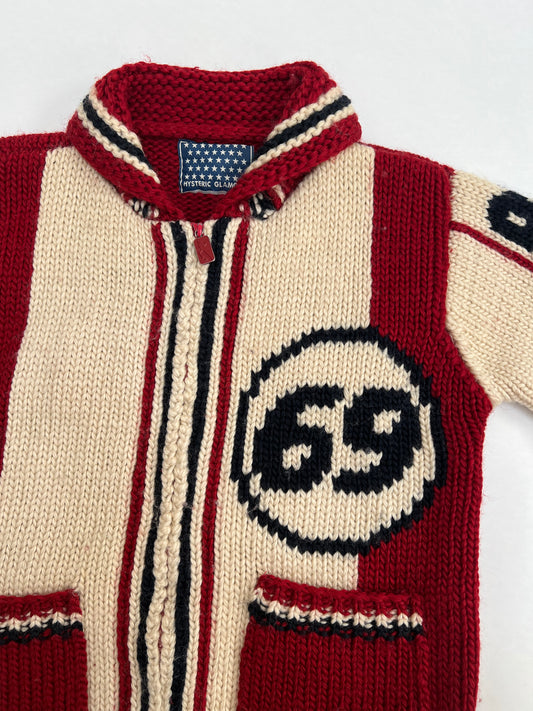 Hysteric Glamour 69 zip up sweater