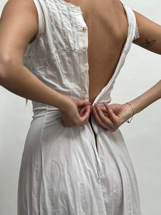 Antique 1900s corset cover dress