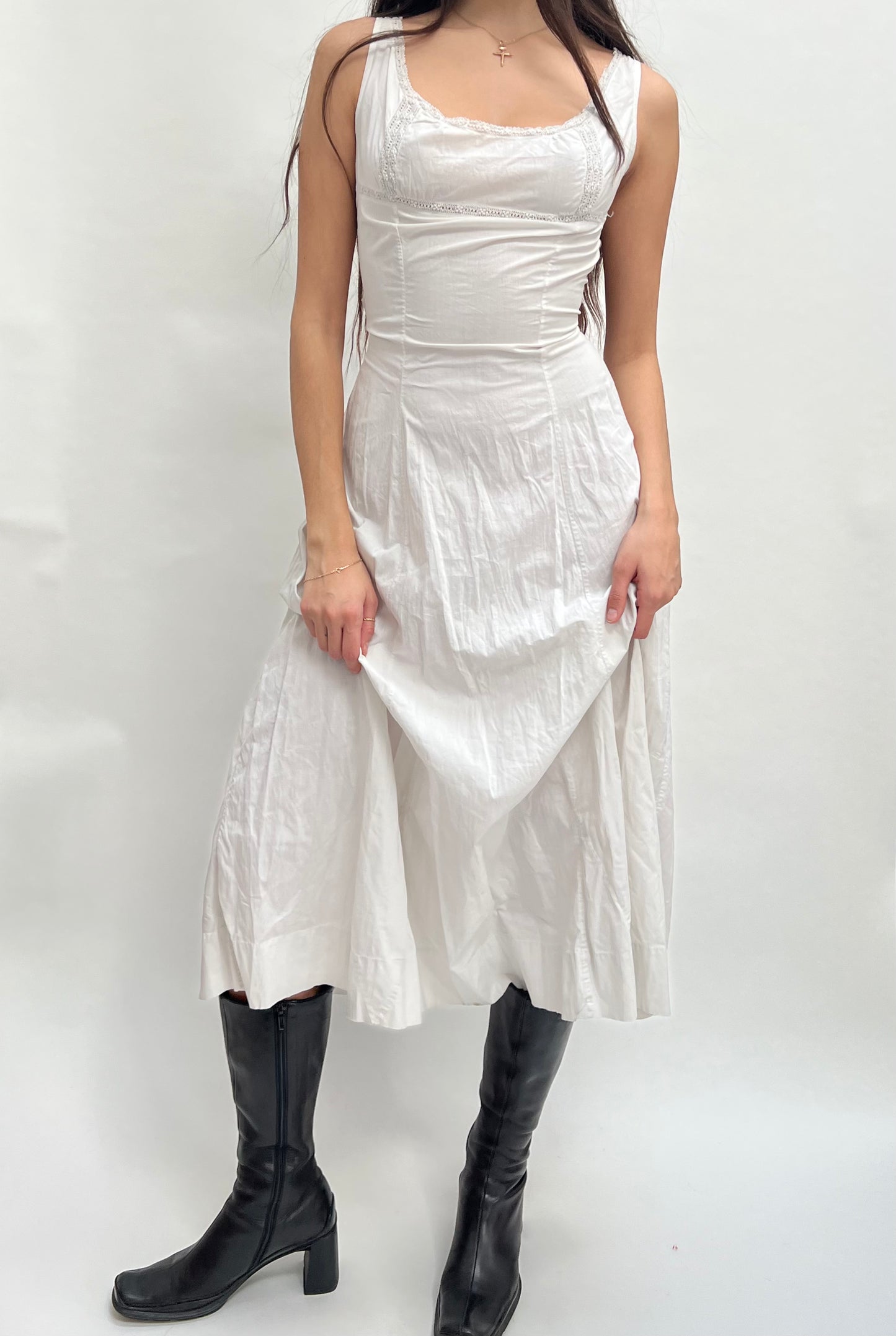 Antique 1900s corset cover dress