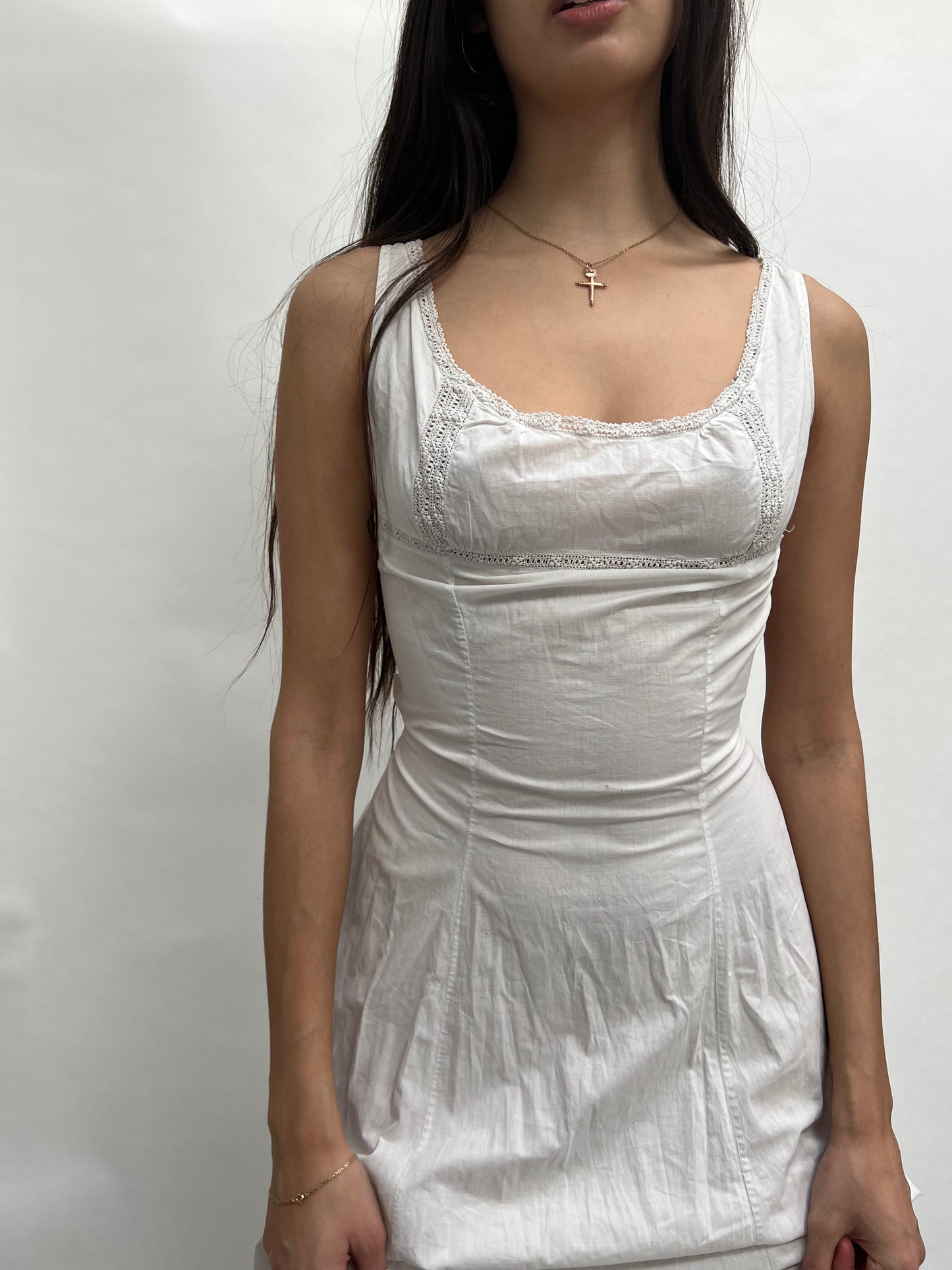Antique 1900s corset cover dress