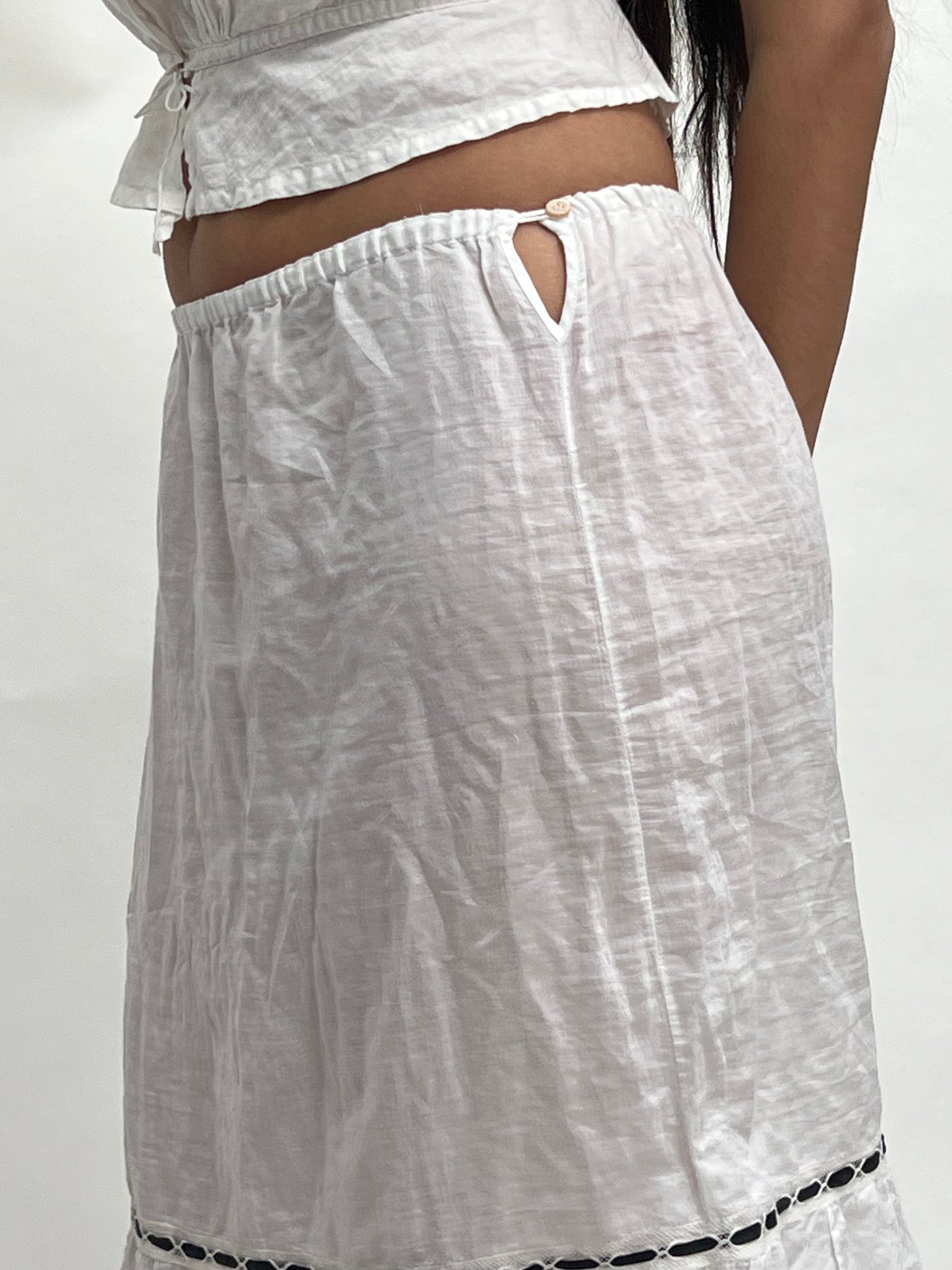 Prada bow skirt