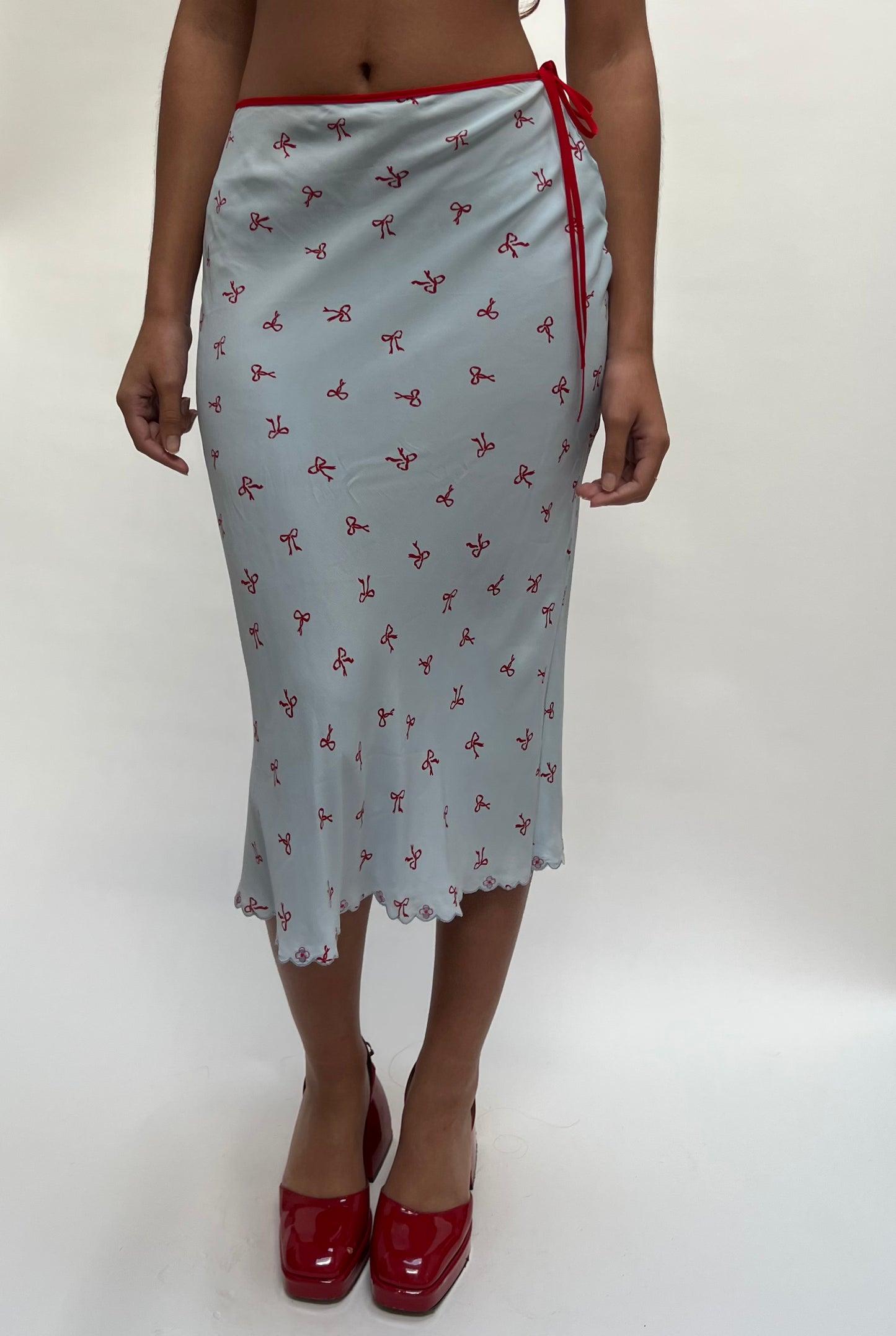 ౨ৎ Anna Molinari bow skirt ౨ৎ