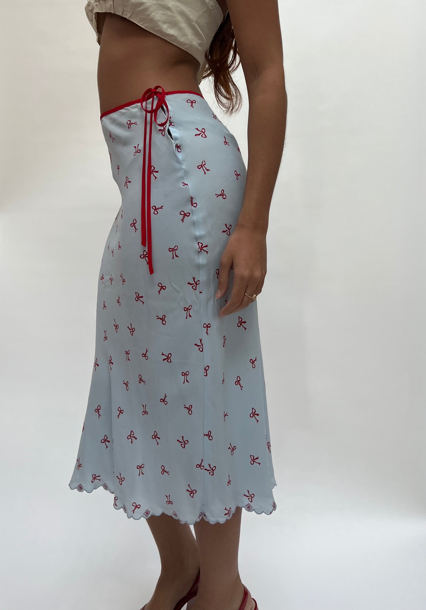 ౨ৎ Anna Molinari bow skirt ౨ৎ