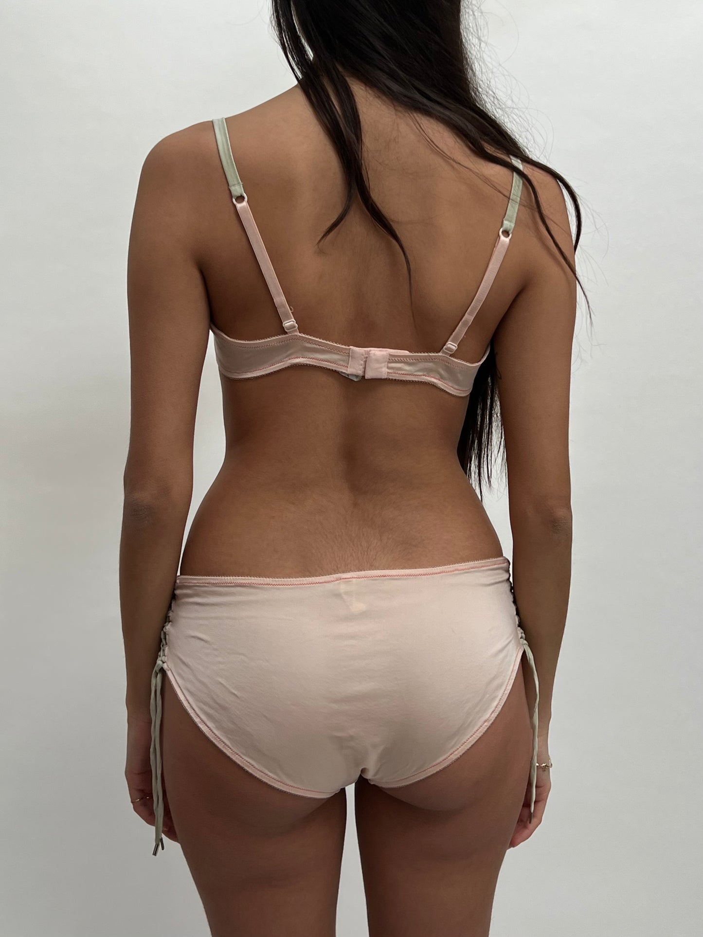 John Galliano silk bra set