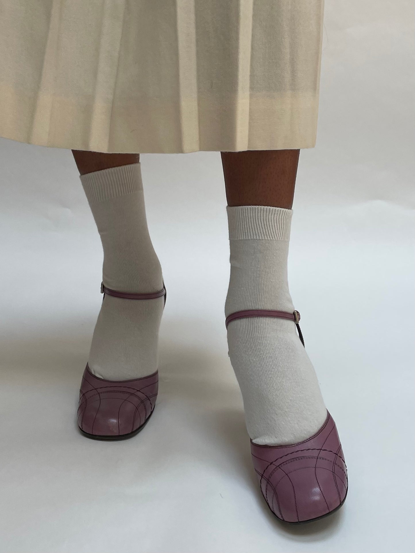 Prada slingback purple heel