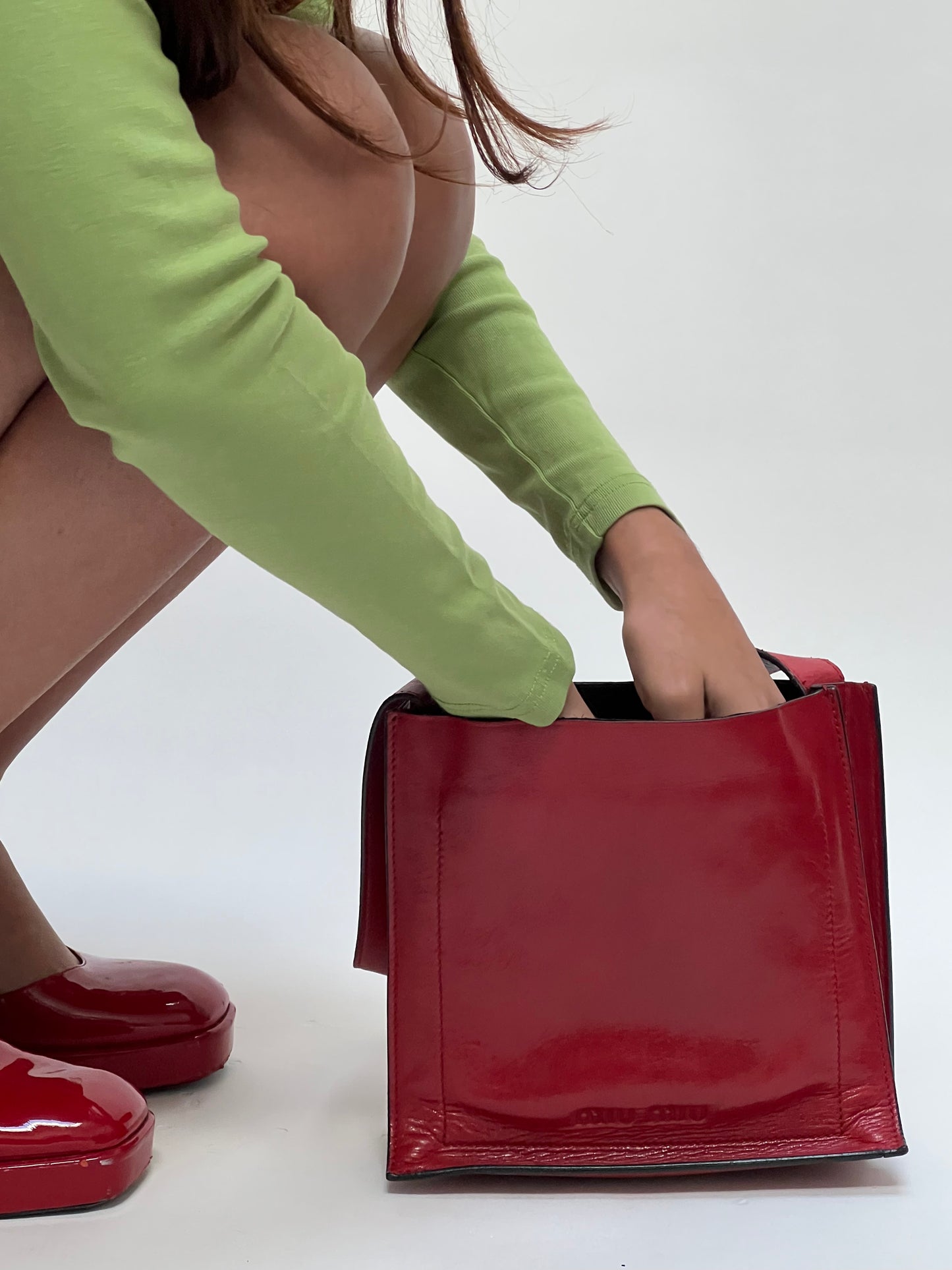 miu miu red bag
