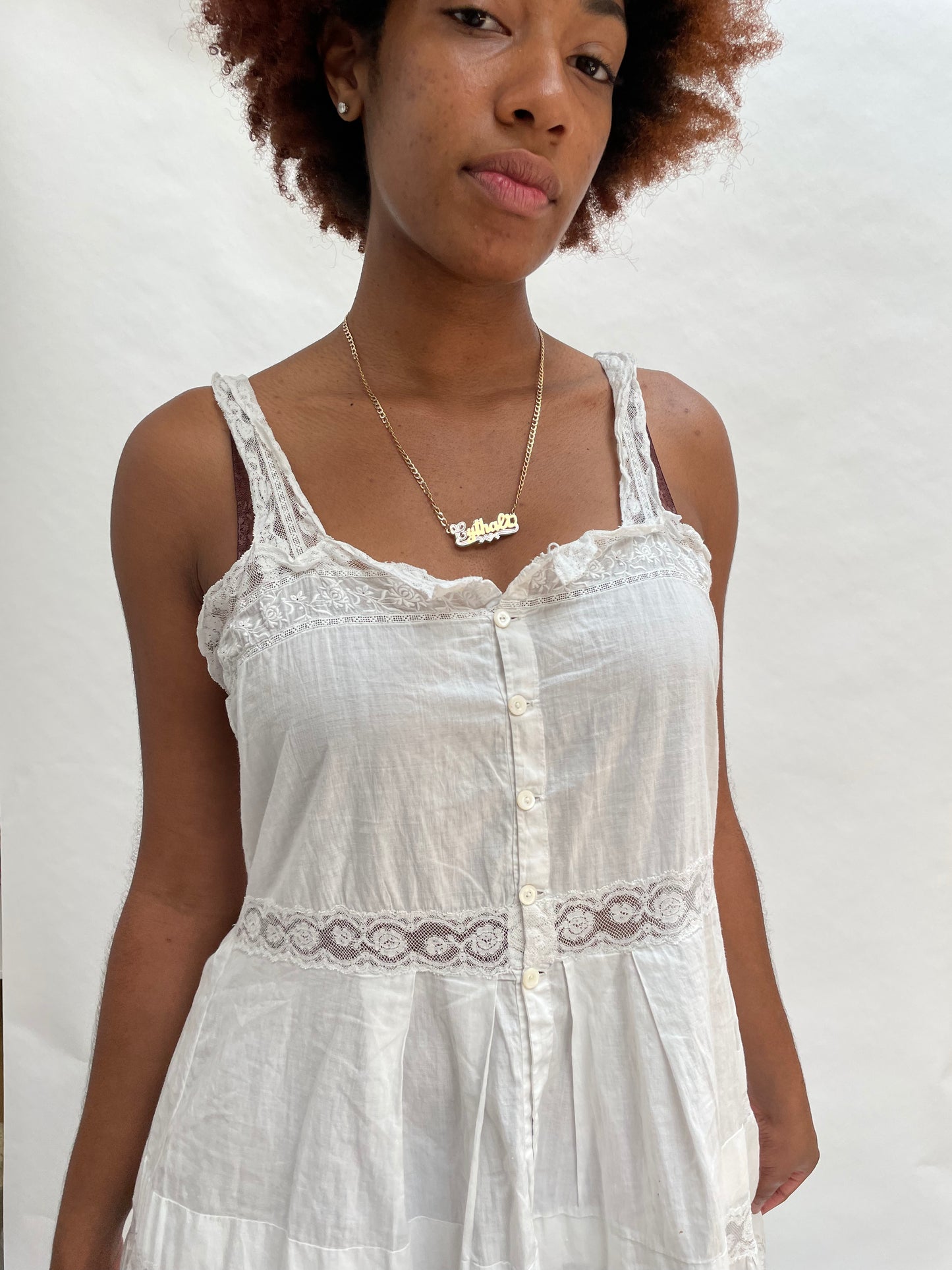 Antique lace dress