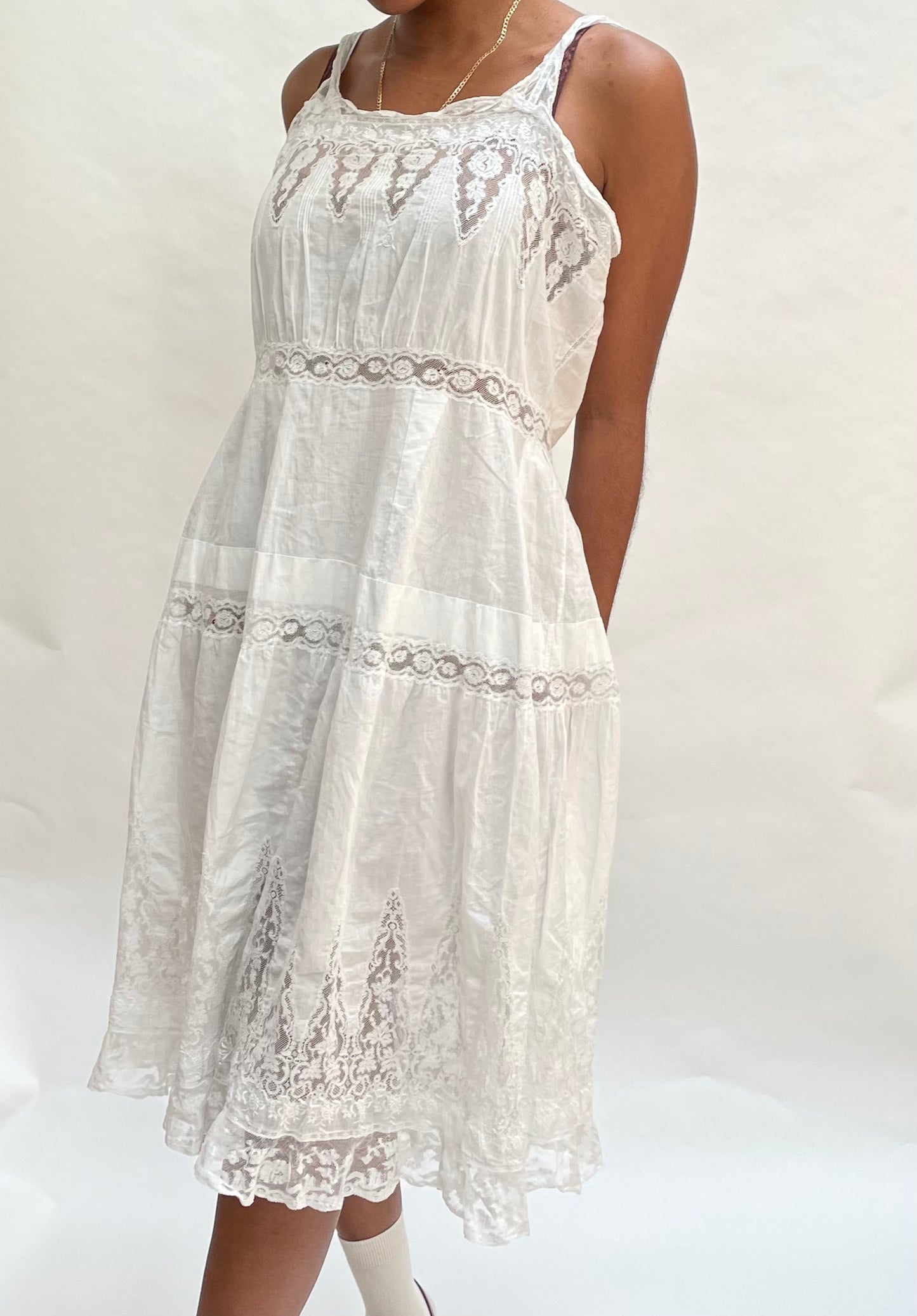 Antique lace dress
