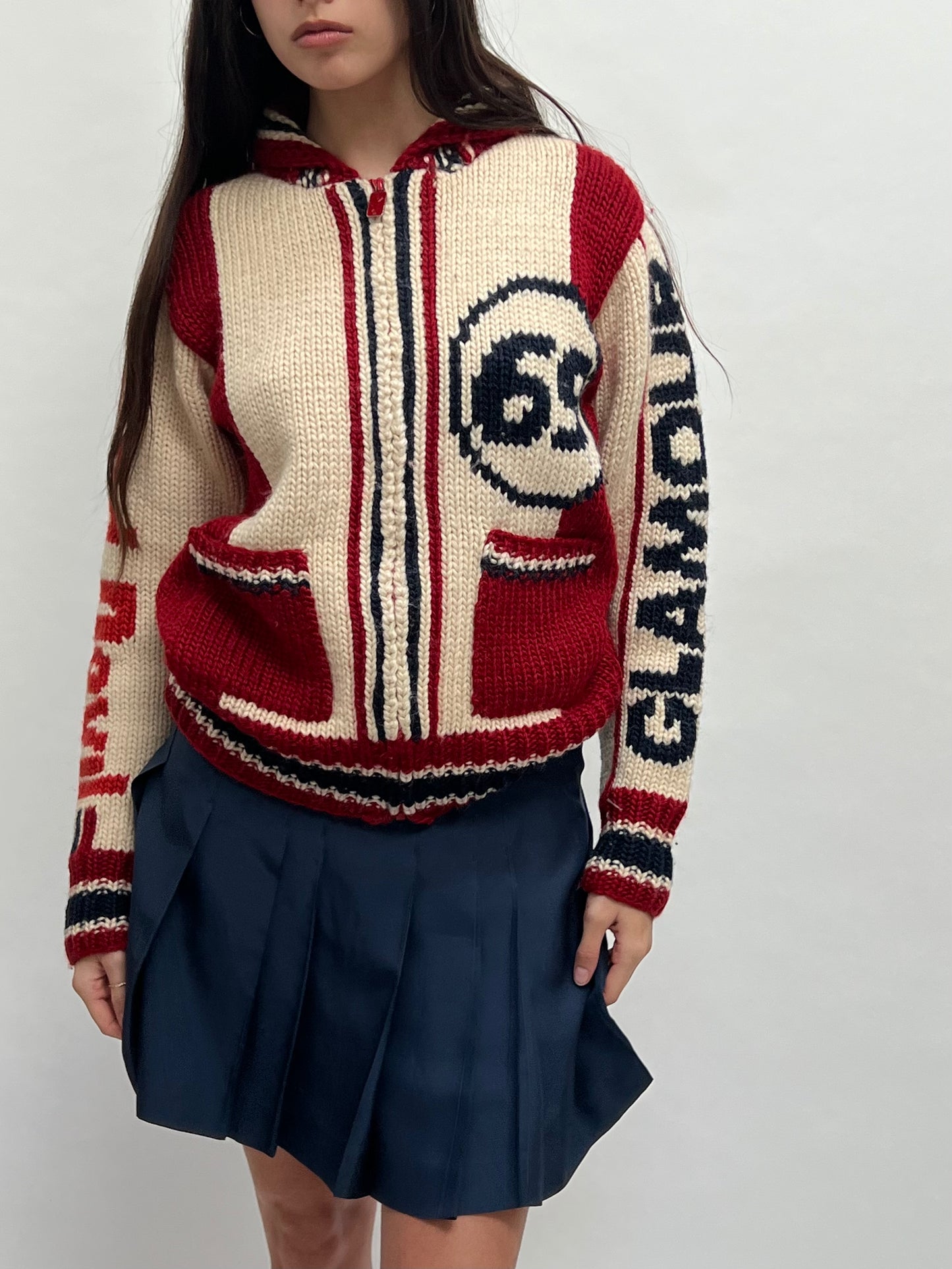 Hysteric Glamour 69 zip up sweater