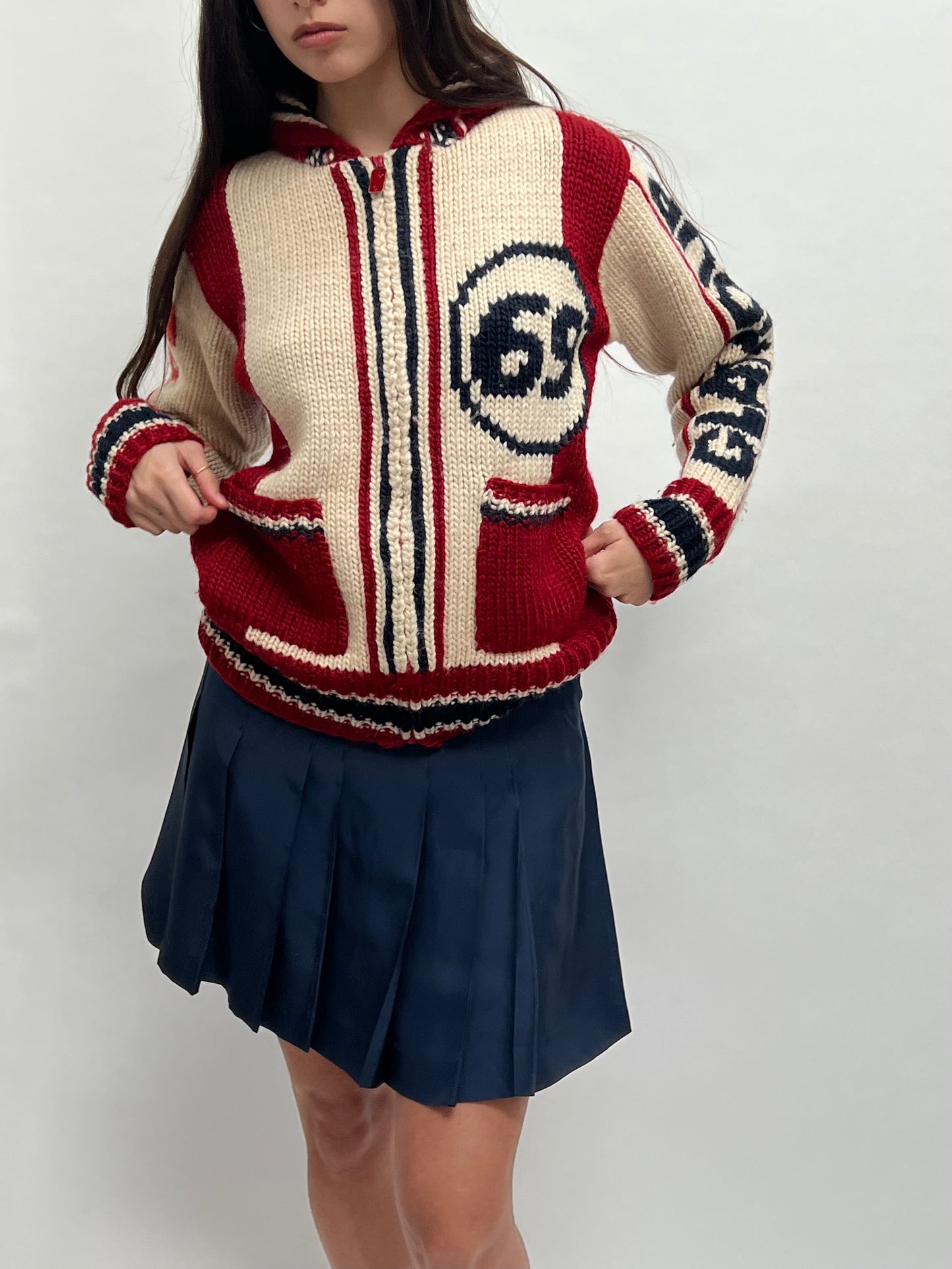 Hysteric Glamour 69 zip up sweater