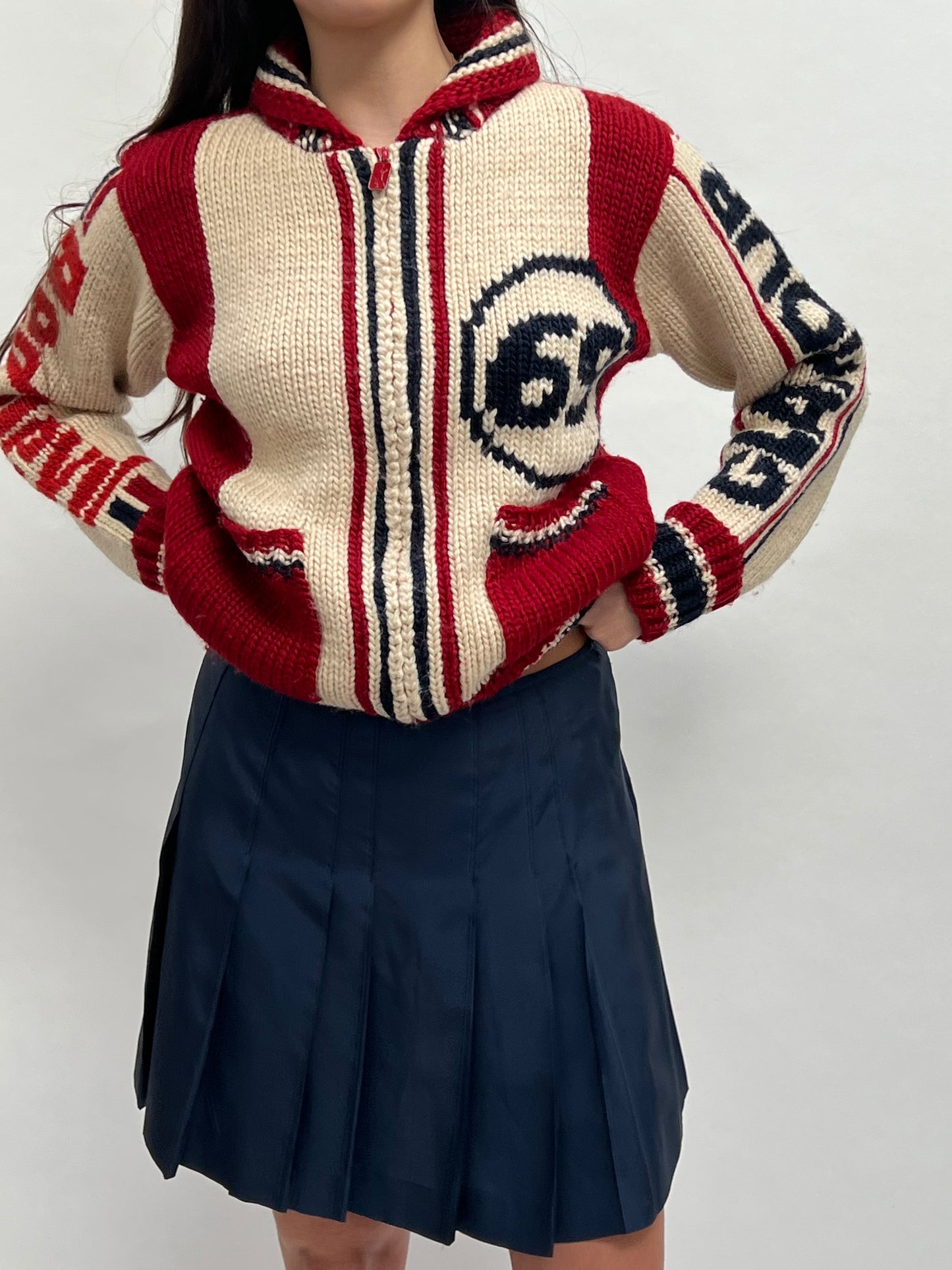 Hysteric Glamour 69 zip up sweater