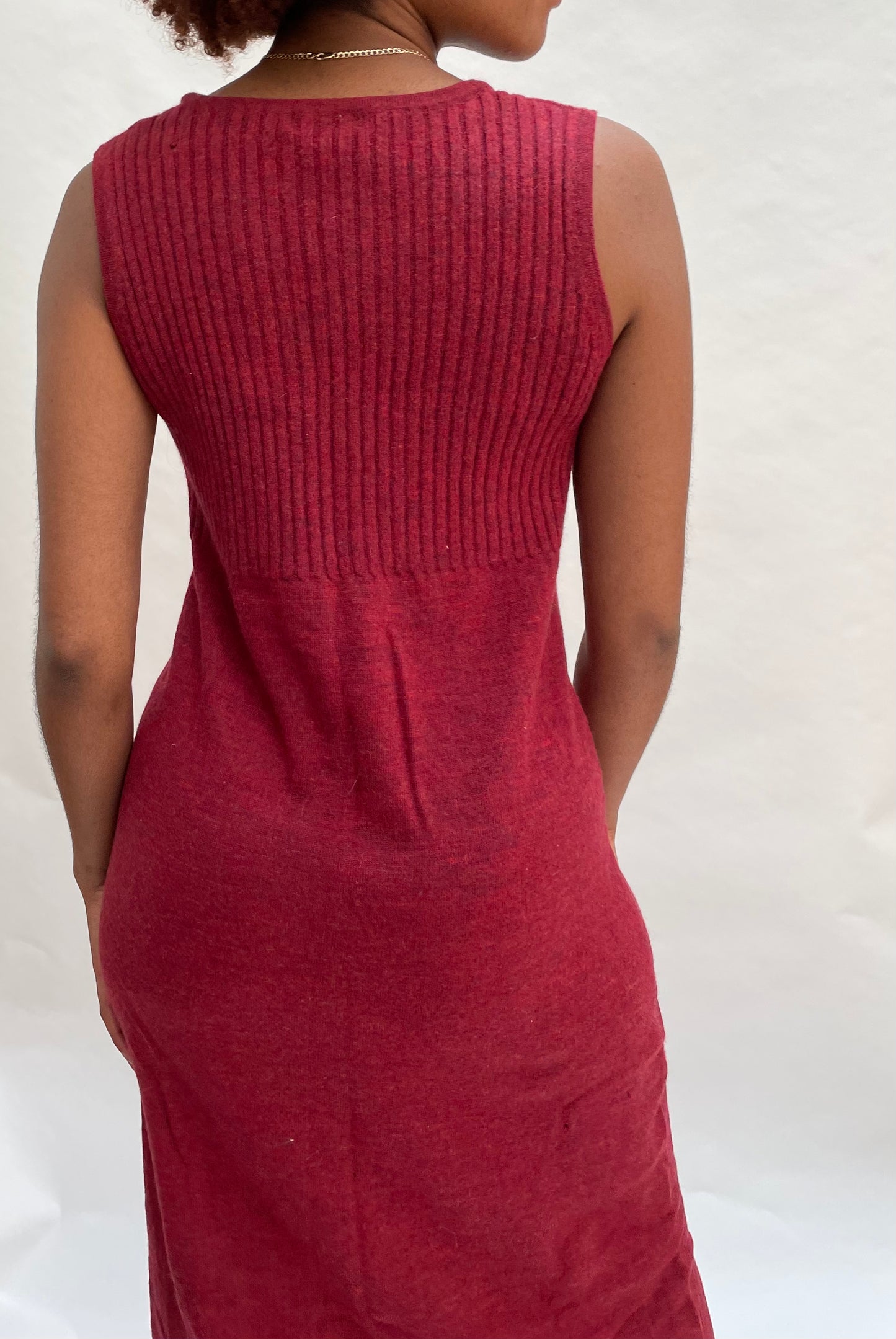 wool knit dress