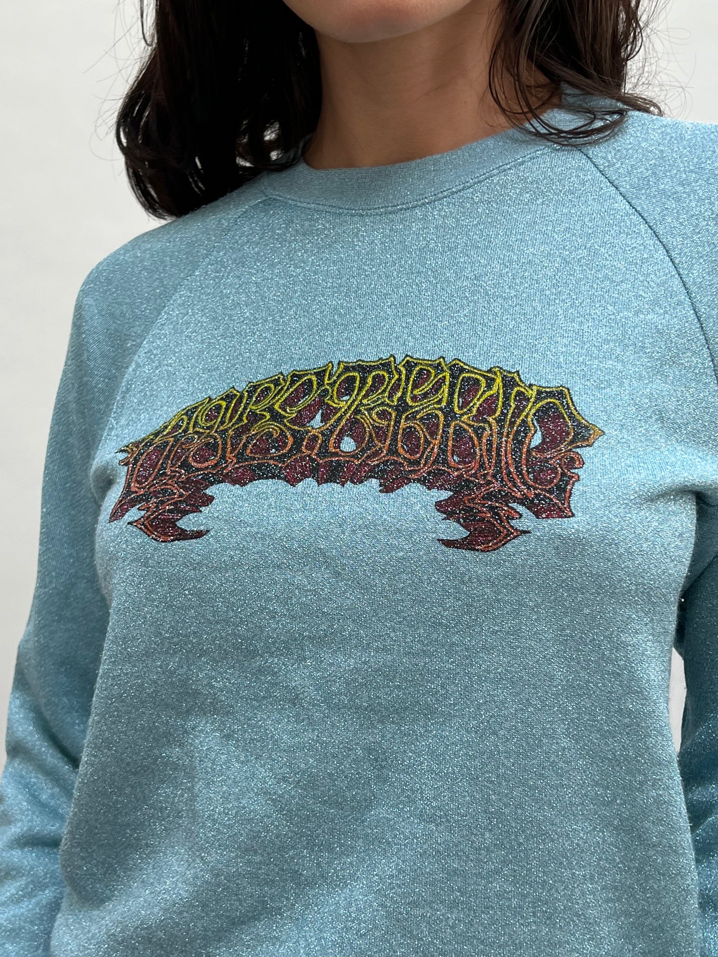 Hysteric Glamour glitter crewneck