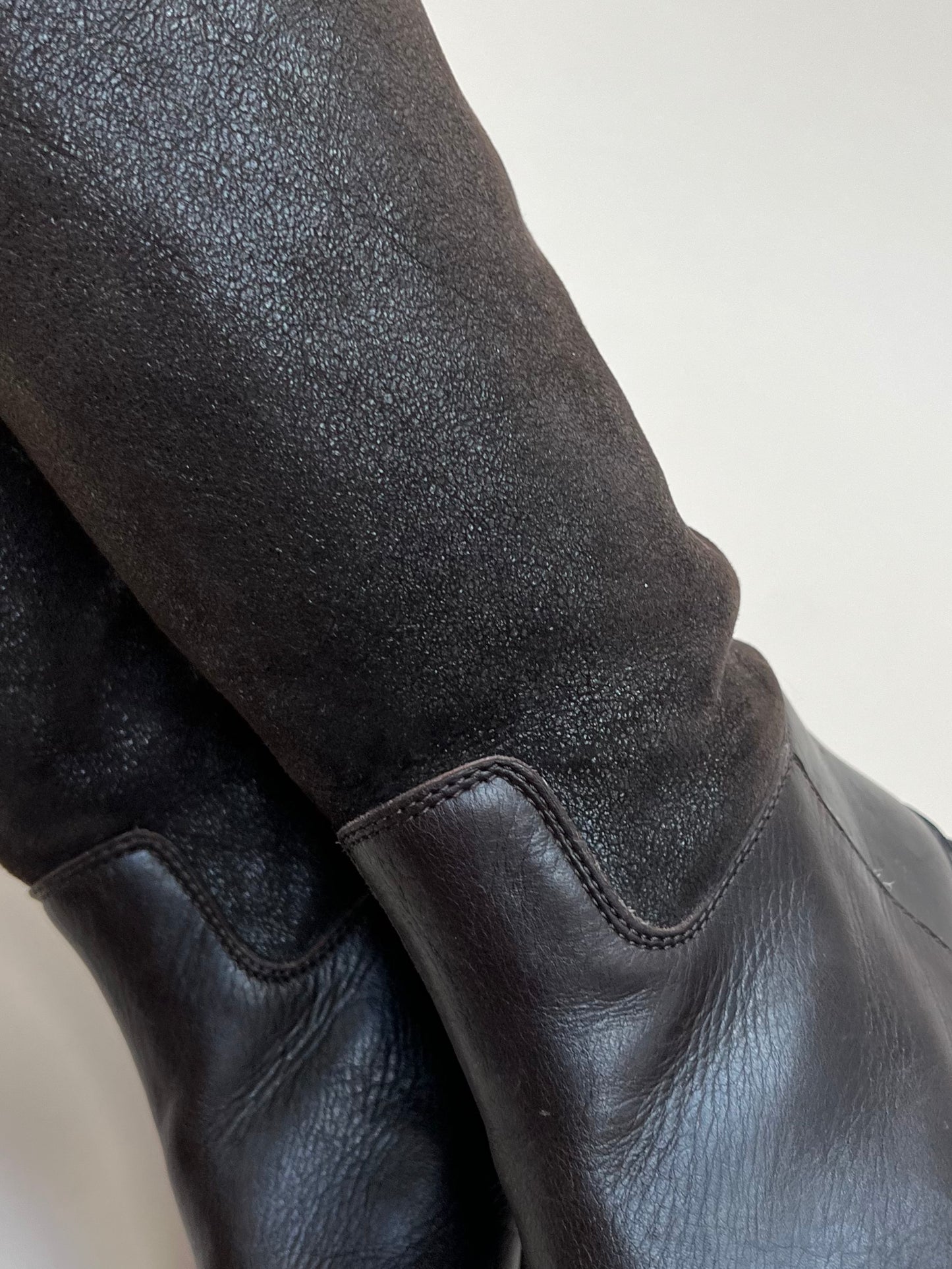 prada lug sole fur boot