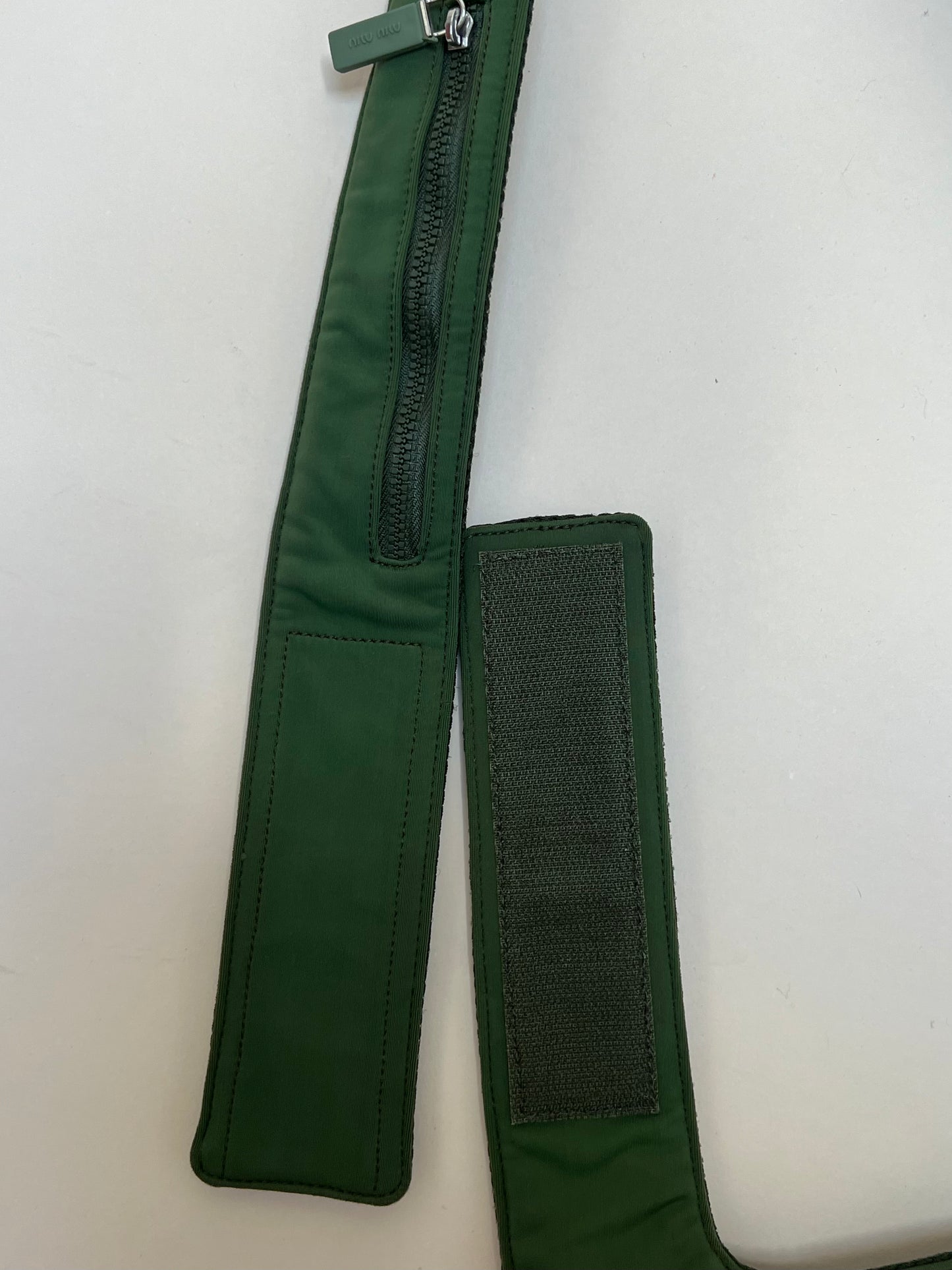 Miu Miu 1999 mesh neoprene sling bag