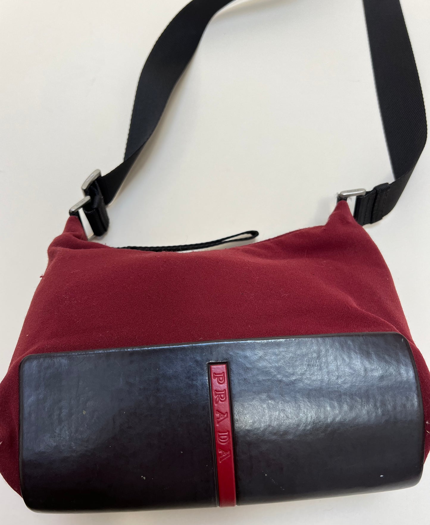 Prada red bag