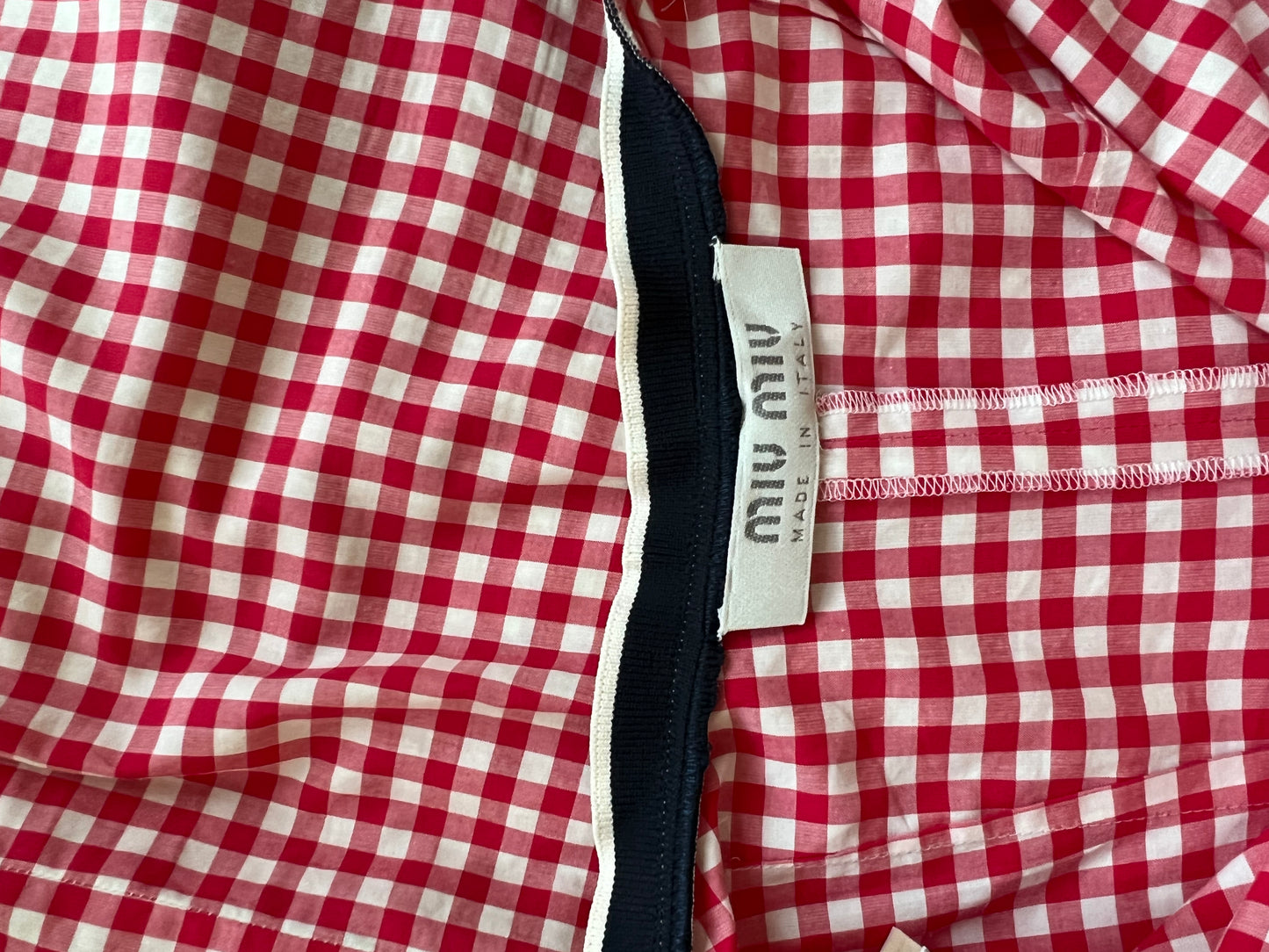 Miu Miu gingham dress