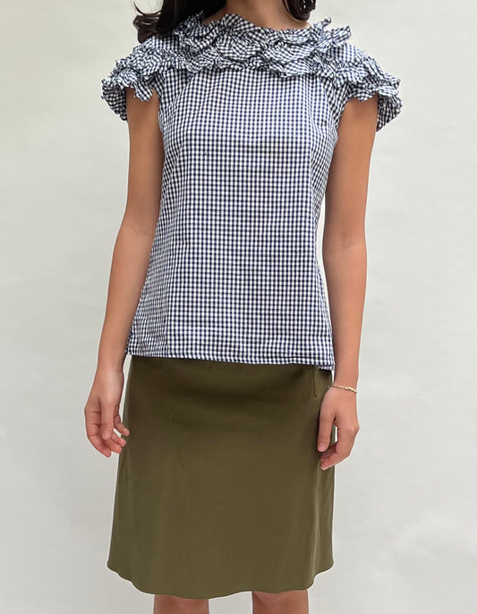 Atsuro Tayama gingham top