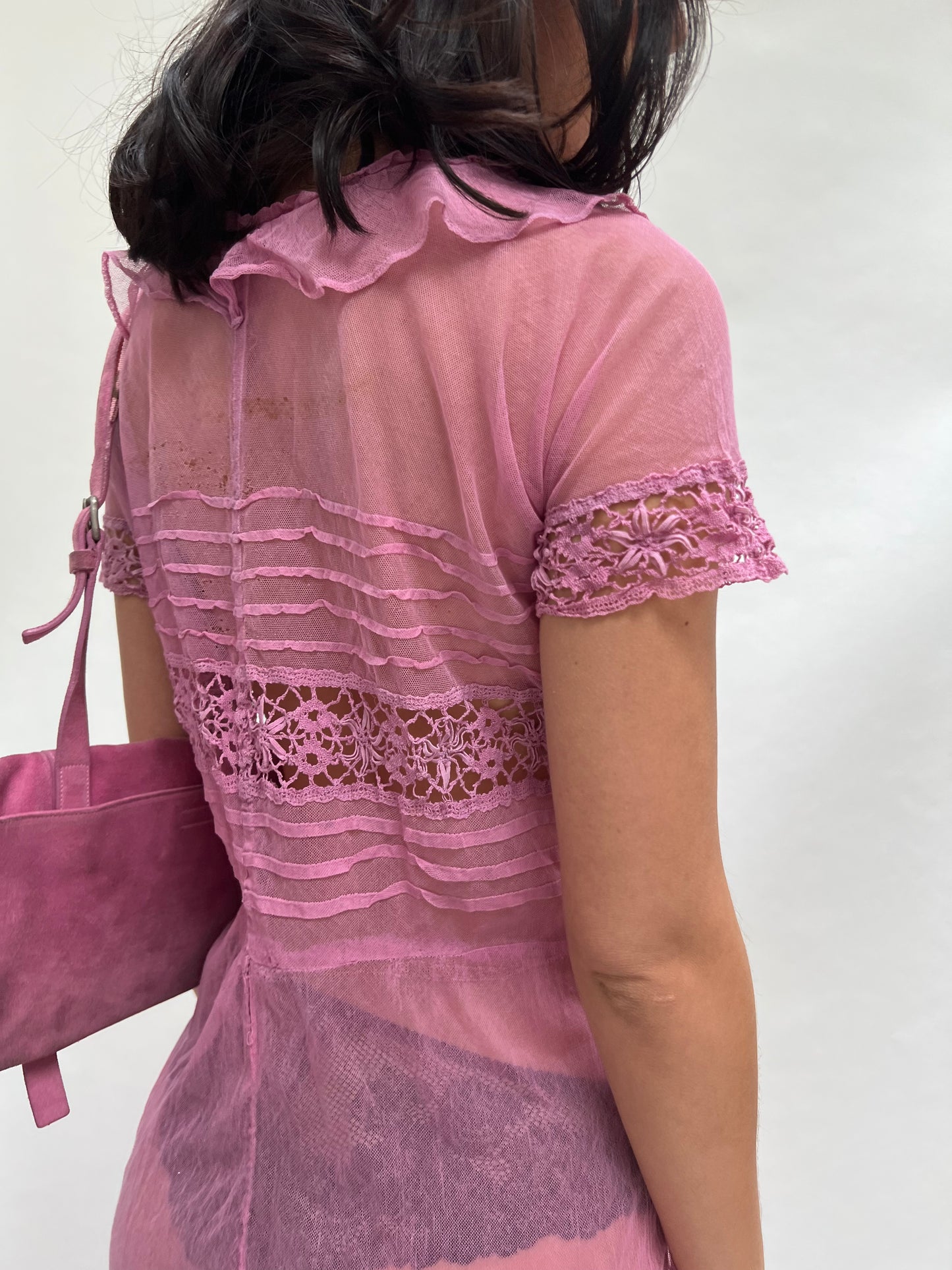 Vintage slip dyed dress