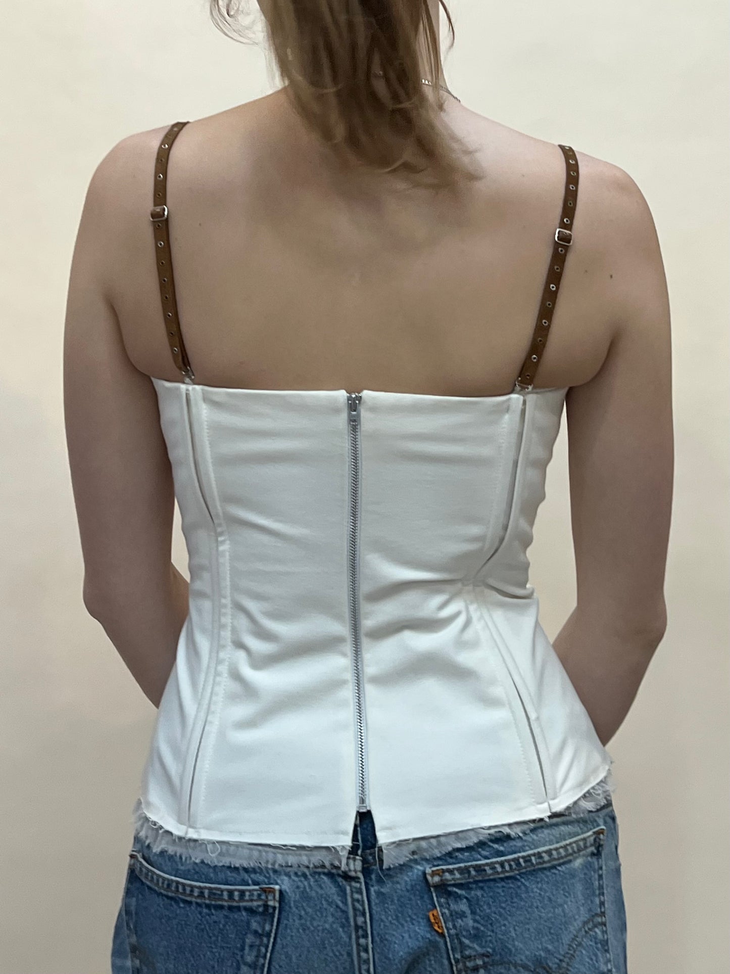 Ermanno Scervino built in bra bustier