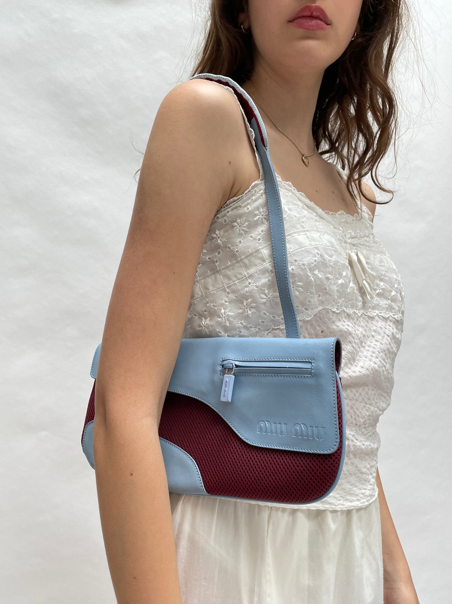 Miu Miu SS 2000 campaign shoulder bag
