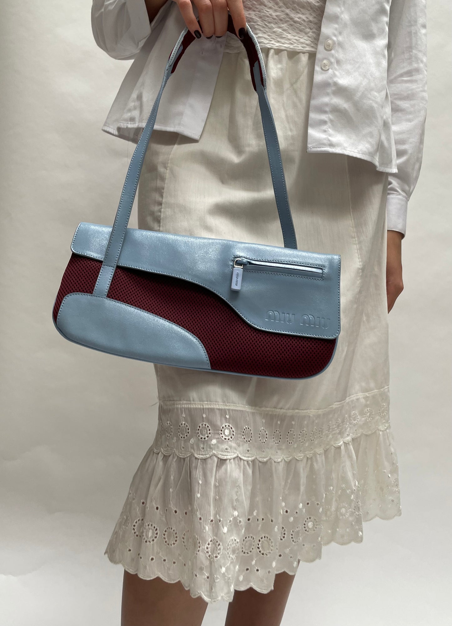 Miu Miu SS 2000 campaign shoulder bag
