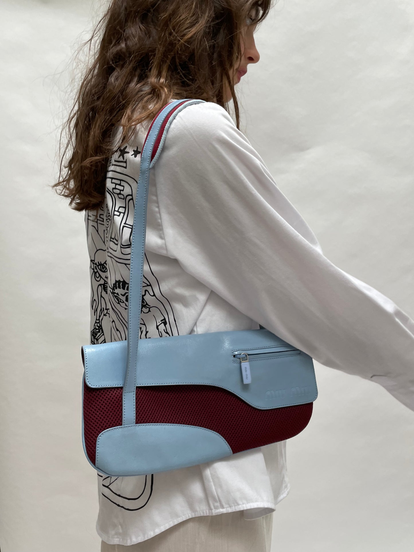 Miu Miu SS 2000 campaign shoulder bag